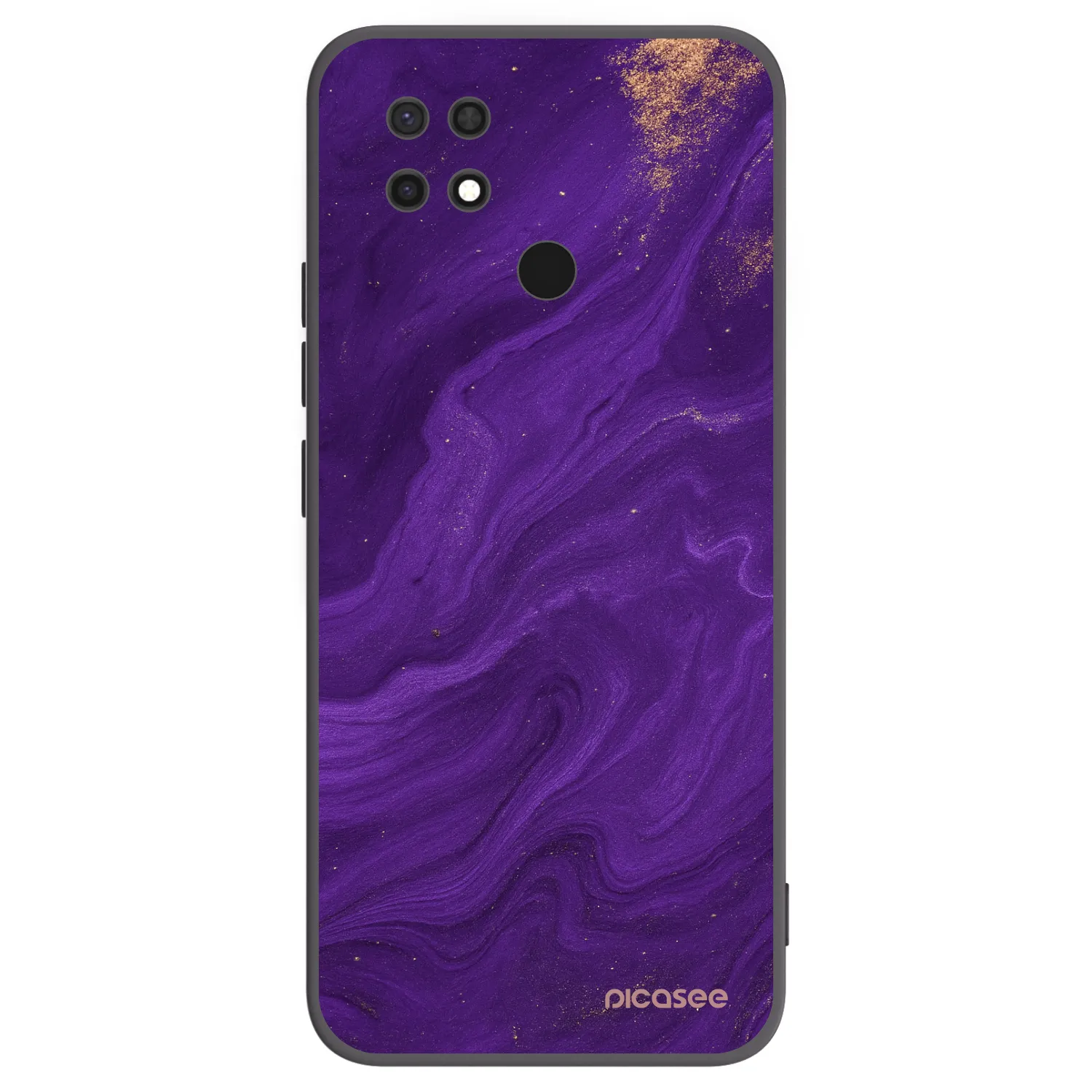 Picasee husă neagră din silicon pentru Xiaomi Redmi 10C - Purple