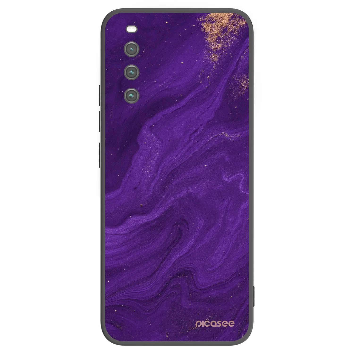 Picasee husă neagră din silicon pentru Sony Xperia 10 IV 5G - Purple