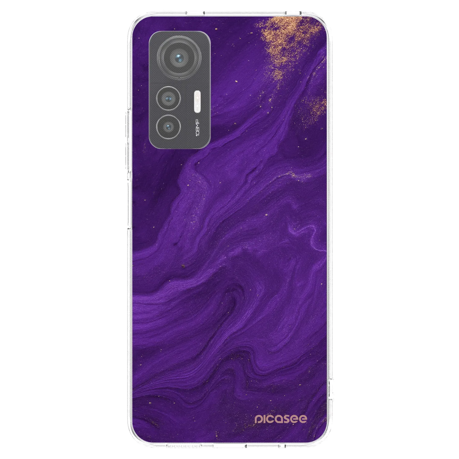 Picasee husă transparentă din silicon pentru Xiaomi 12 Lite - Purple
