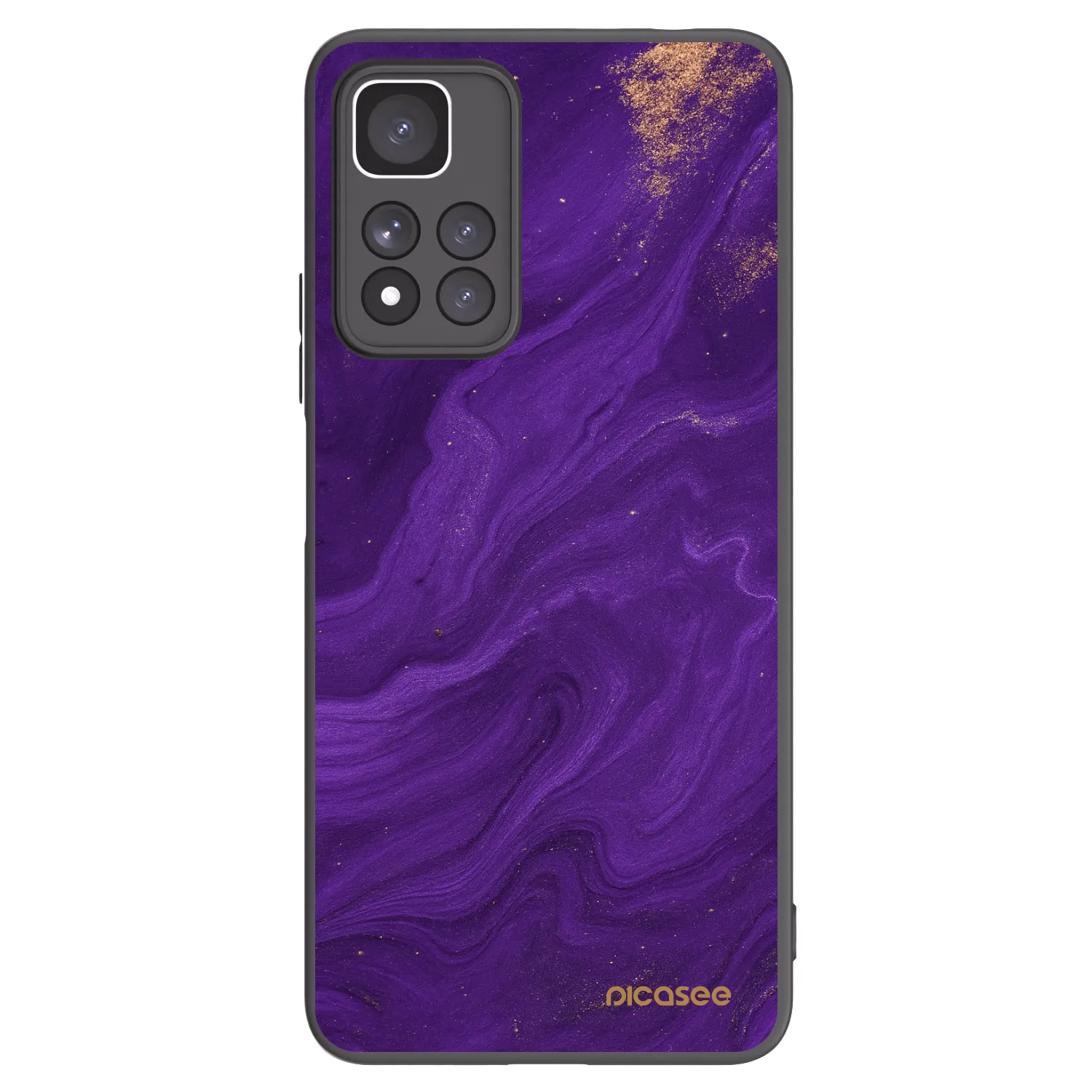 Picasee husă neagră din silicon pentru Xiaomi Redmi Note 11 Pro+ 5G - Purple