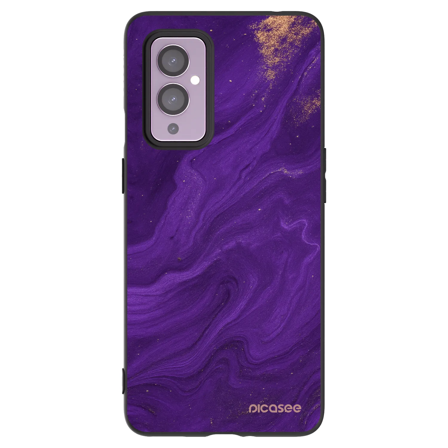 Picasee husă neagră din silicon pentru OnePlus 9 - Purple