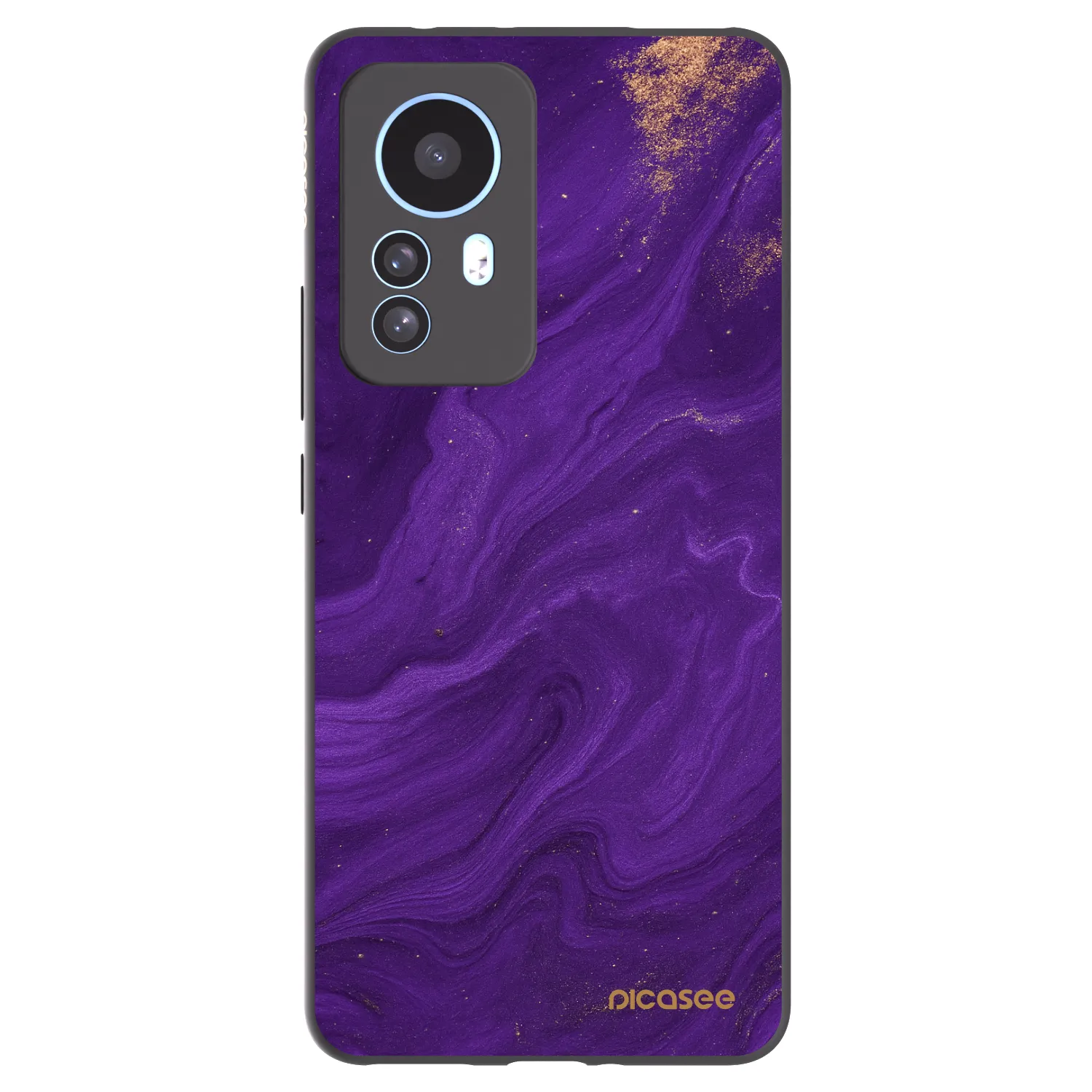 Picasee husă neagră din silicon pentru Xiaomi 12T - Purple