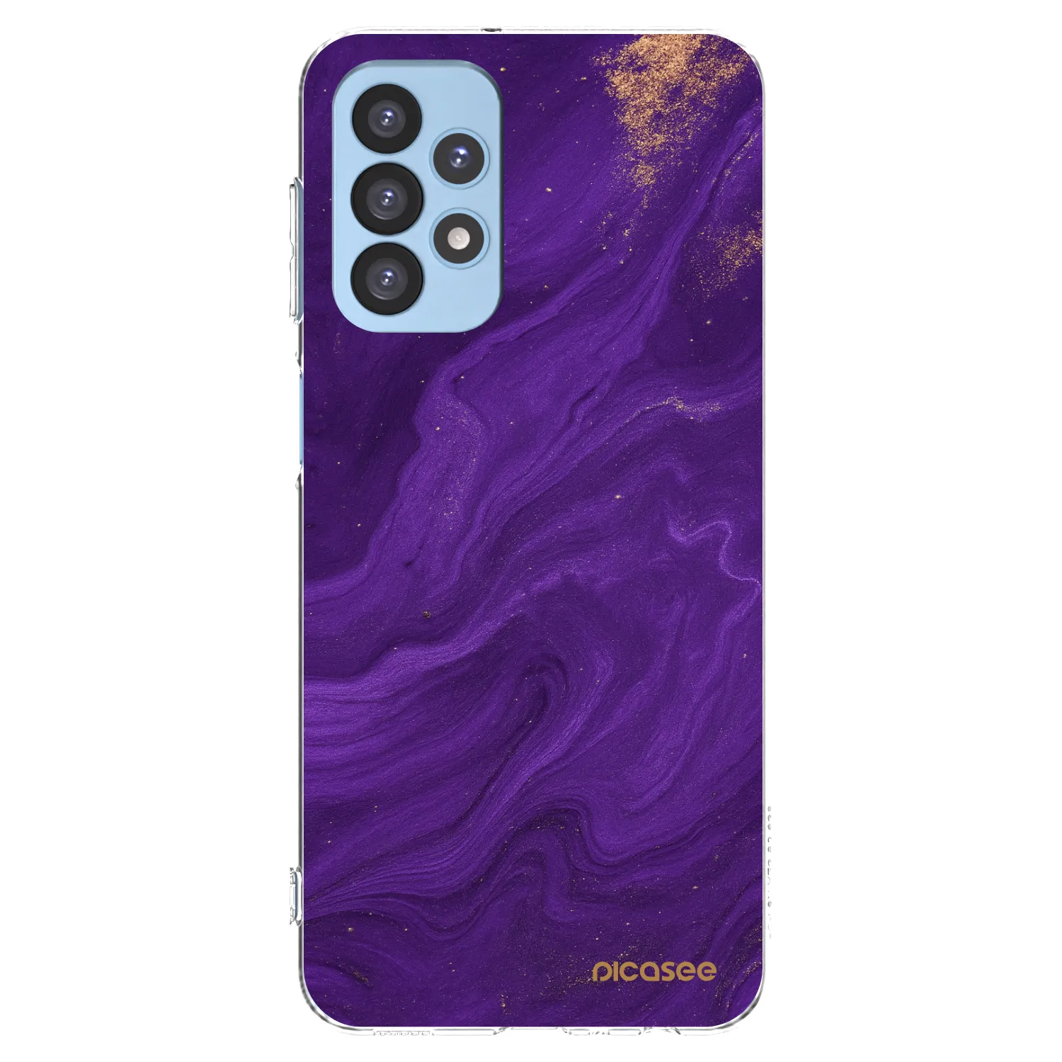 Picasee husă transparentă din silicon pentru Samsung Galaxy A23 A235F 4G - Purple