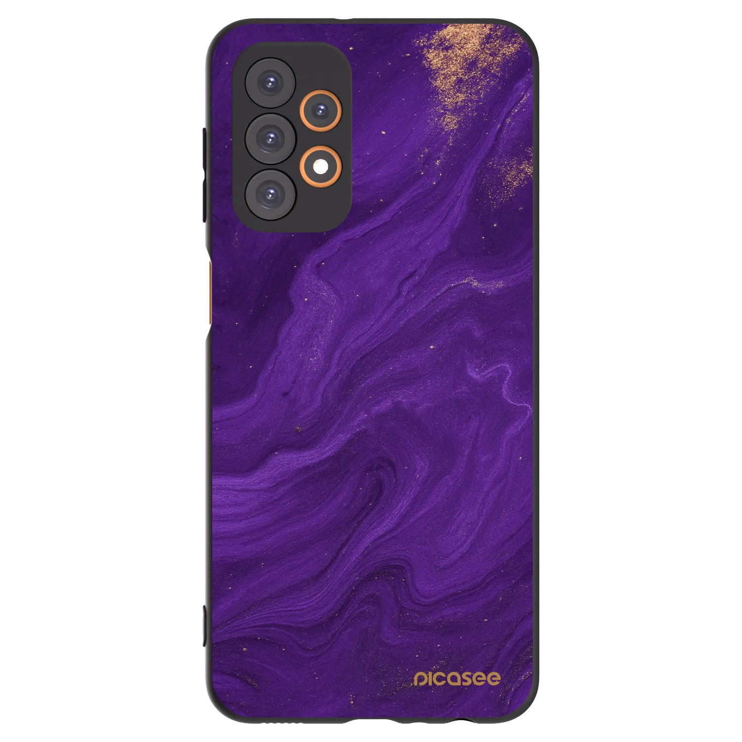 Picasee husă neagră din silicon pentru Samsung Galaxy A23 A236B 5G - Purple