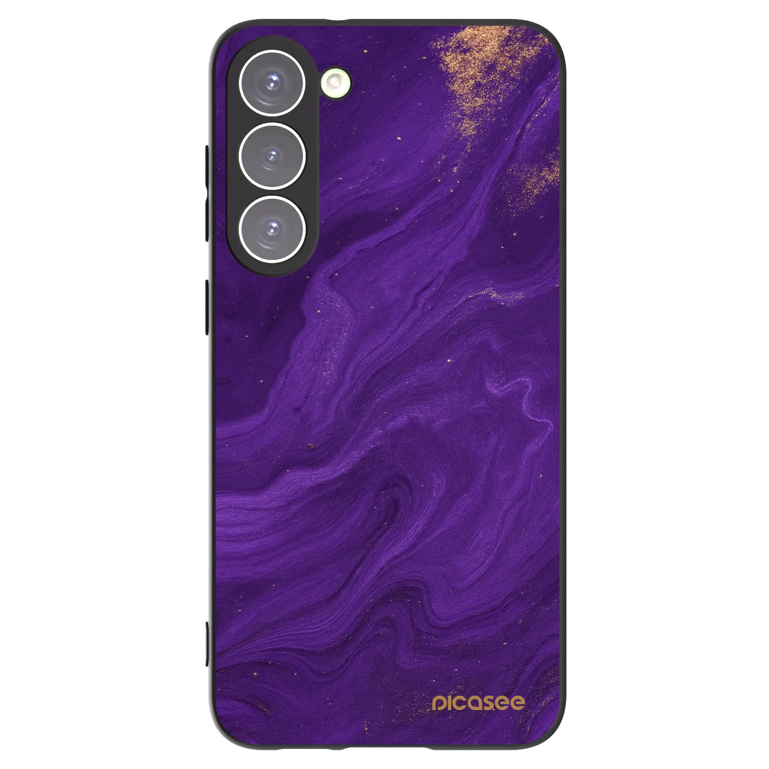 Picasee husă neagră din silicon pentru Samsung Galaxy S23+ 5G - Purple