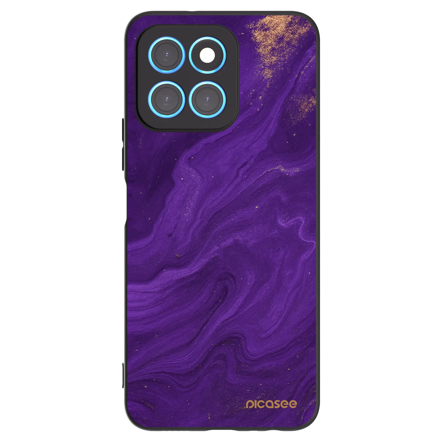 Picasee husă neagră din silicon pentru Honor X6 - Purple
