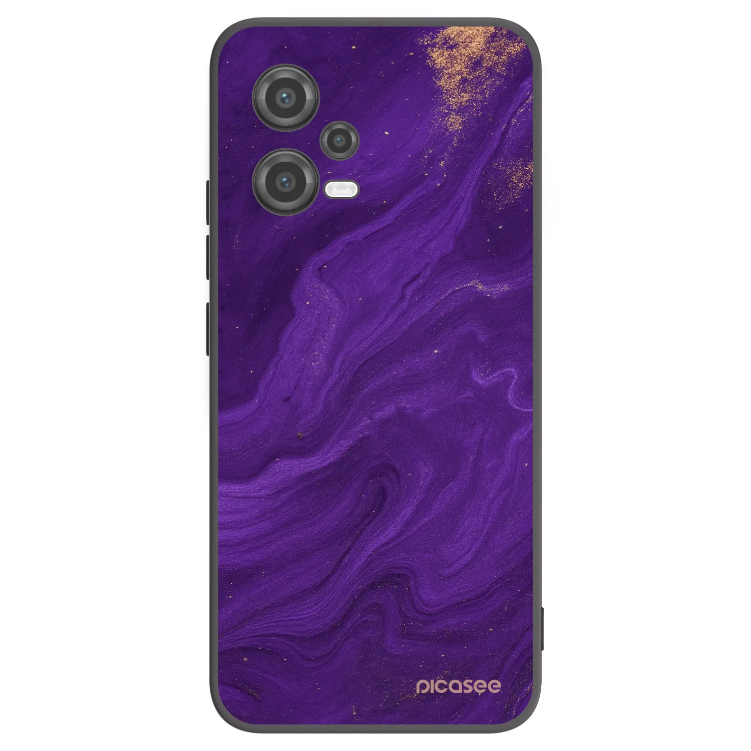 Picasee husă neagră din silicon pentru Xiaomi Poco X5 - Purple