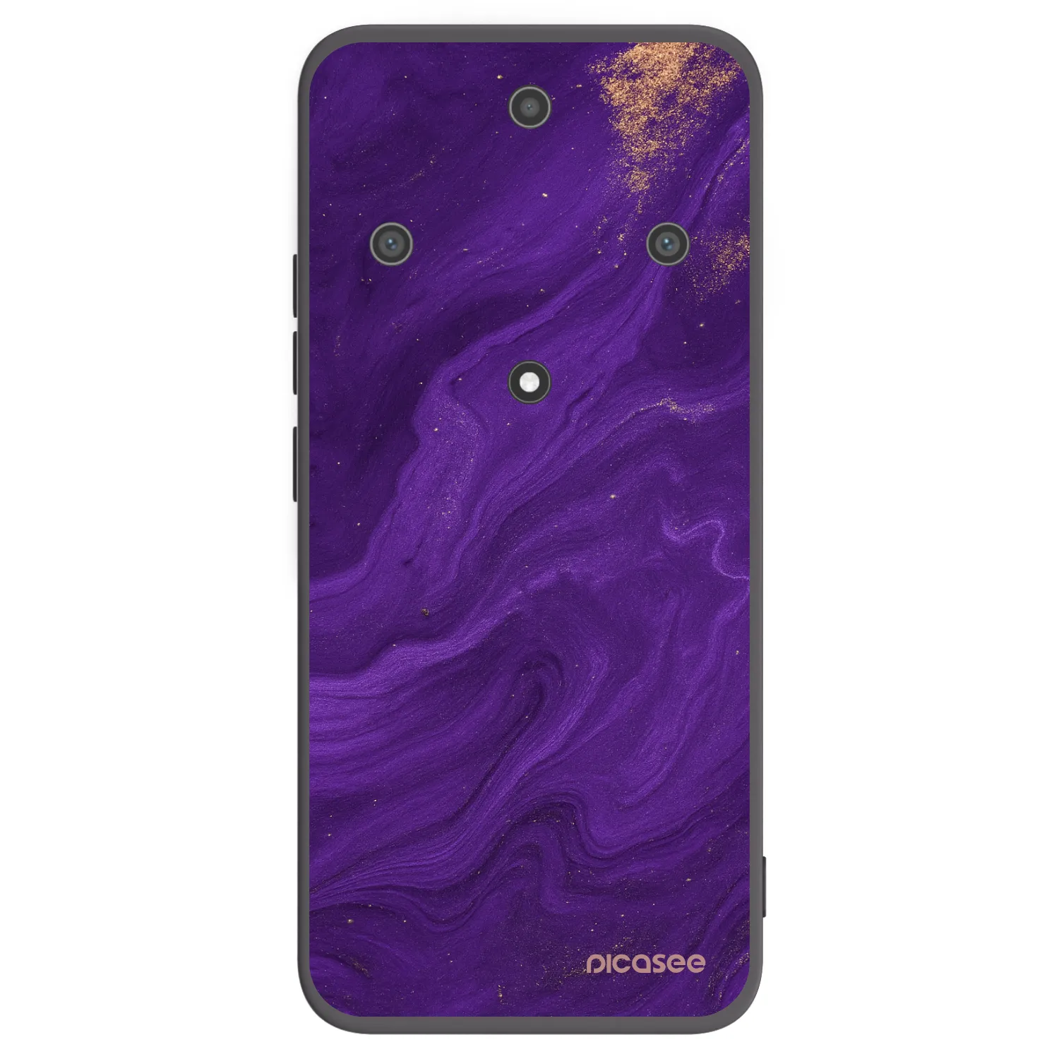 Picasee husă neagră din silicon pentru Honor Magic5 Lite 5G - Purple