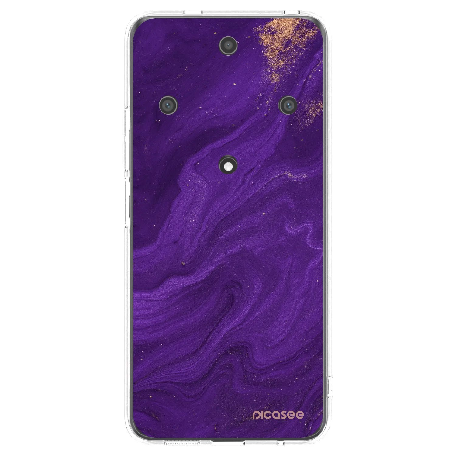 Picasee husă transparentă din silicon pentru Honor Magic5 Lite 5G - Purple