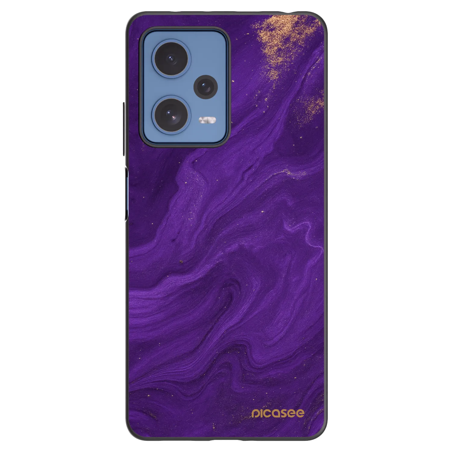 Picasee husă neagră din silicon pentru Xiaomi Redmi Note 12 Pro 5G - Purple