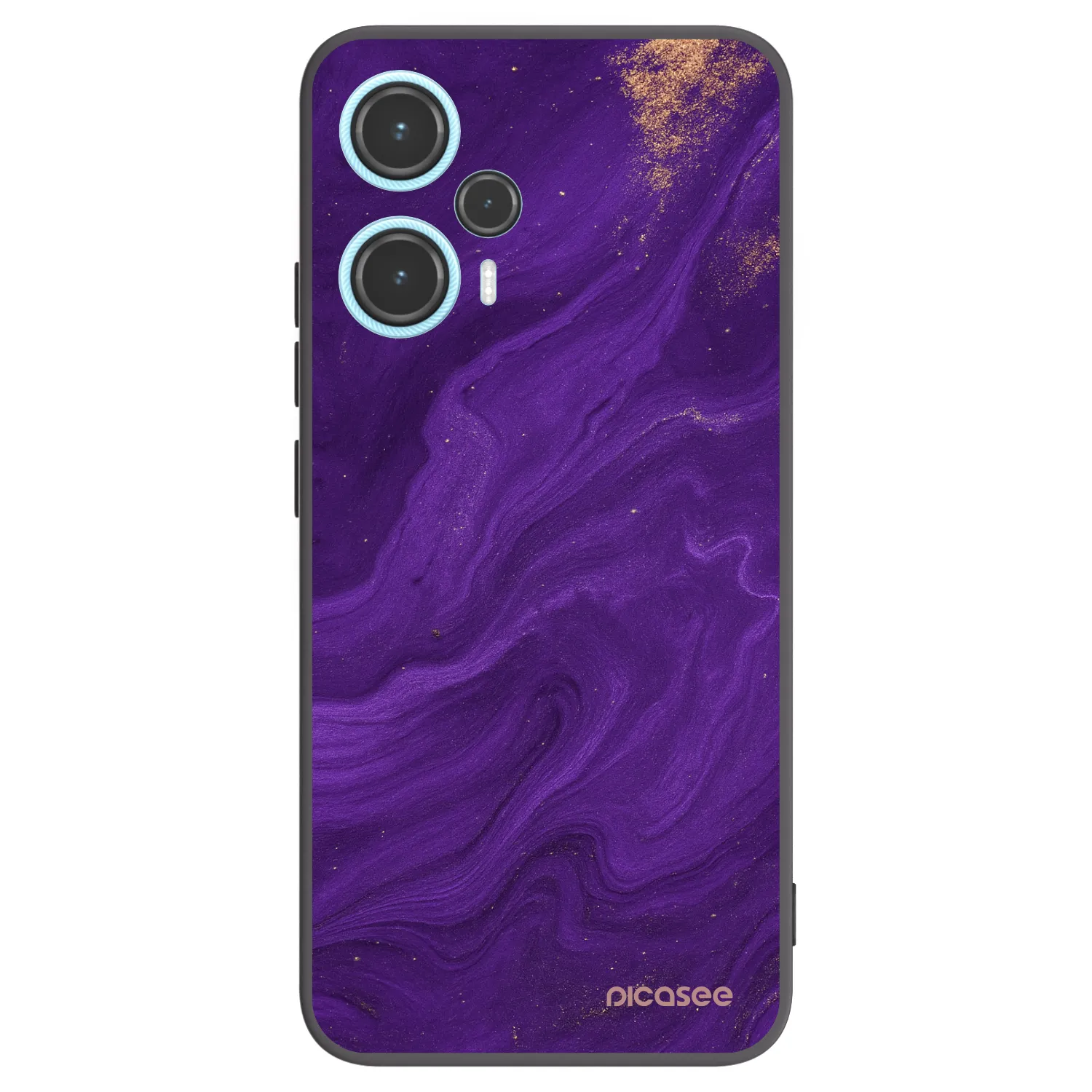 Picasee husă neagră din silicon pentru Xiaomi Poco F5 - Purple