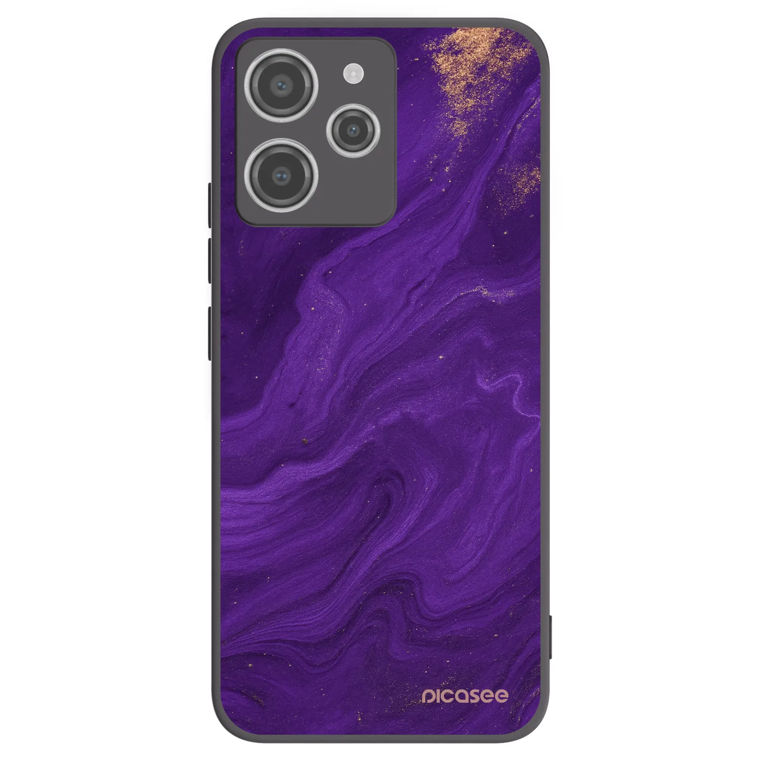 Picasee husă neagră din silicon pentru Xiaomi Redmi 12 4G - Purple
