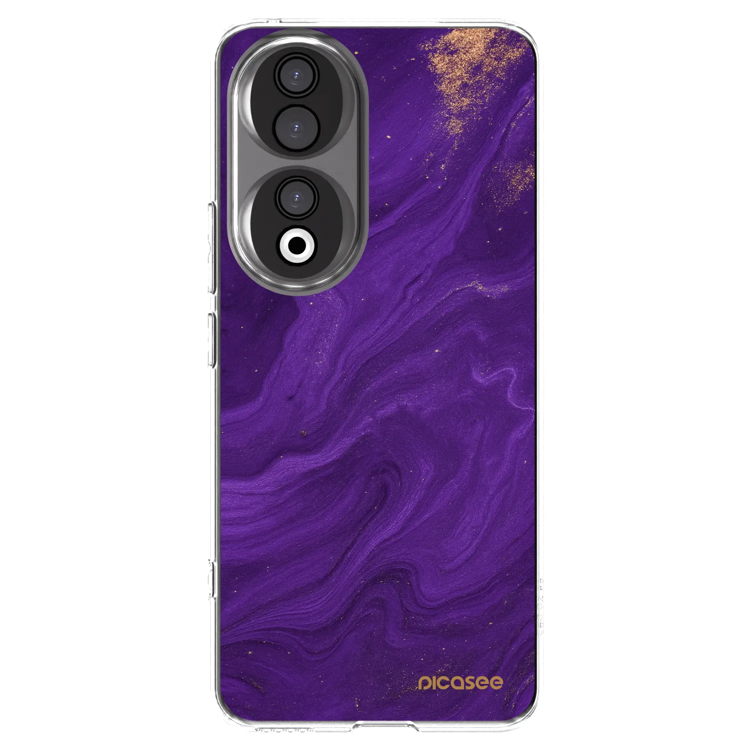 Picasee husă transparentă din silicon pentru Honor 90 5G - Purple
