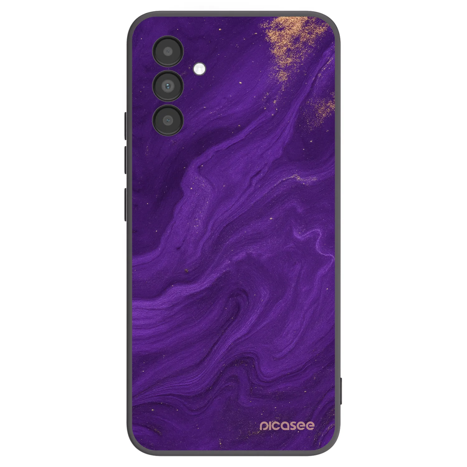 Picasee husă neagră din silicon pentru Samsung Galaxy A04s A047F - Purple