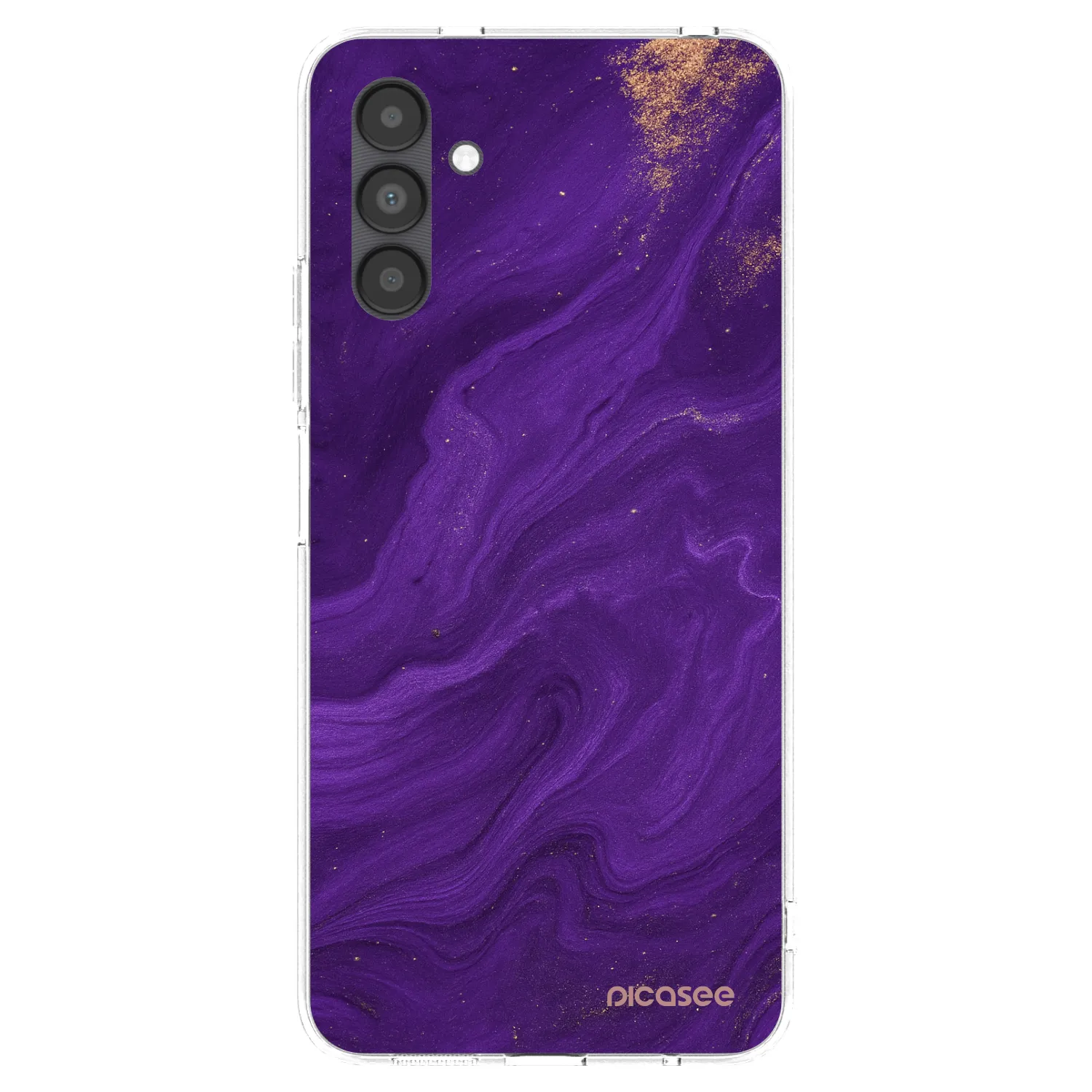 Picasee husă transparentă din silicon pentru Samsung Galaxy A04s A047F - Purple