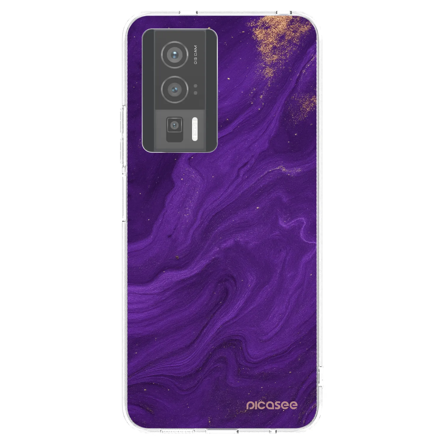 Picasee husă transparentă din silicon pentru Xiaomi Poco F5 Pro 5G - Purple