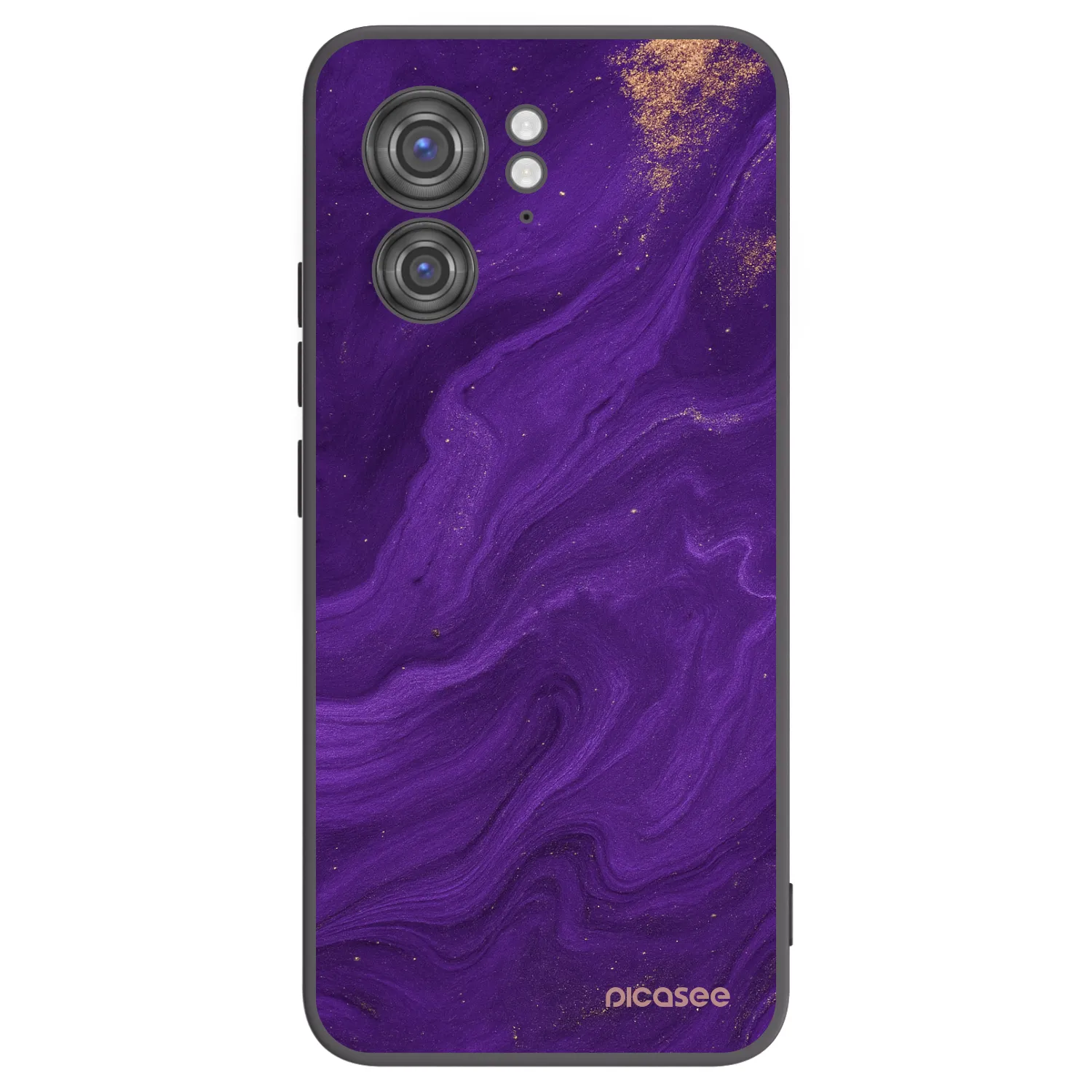 Picasee husă neagră din silicon pentru Motorola Edge 40 - Purple