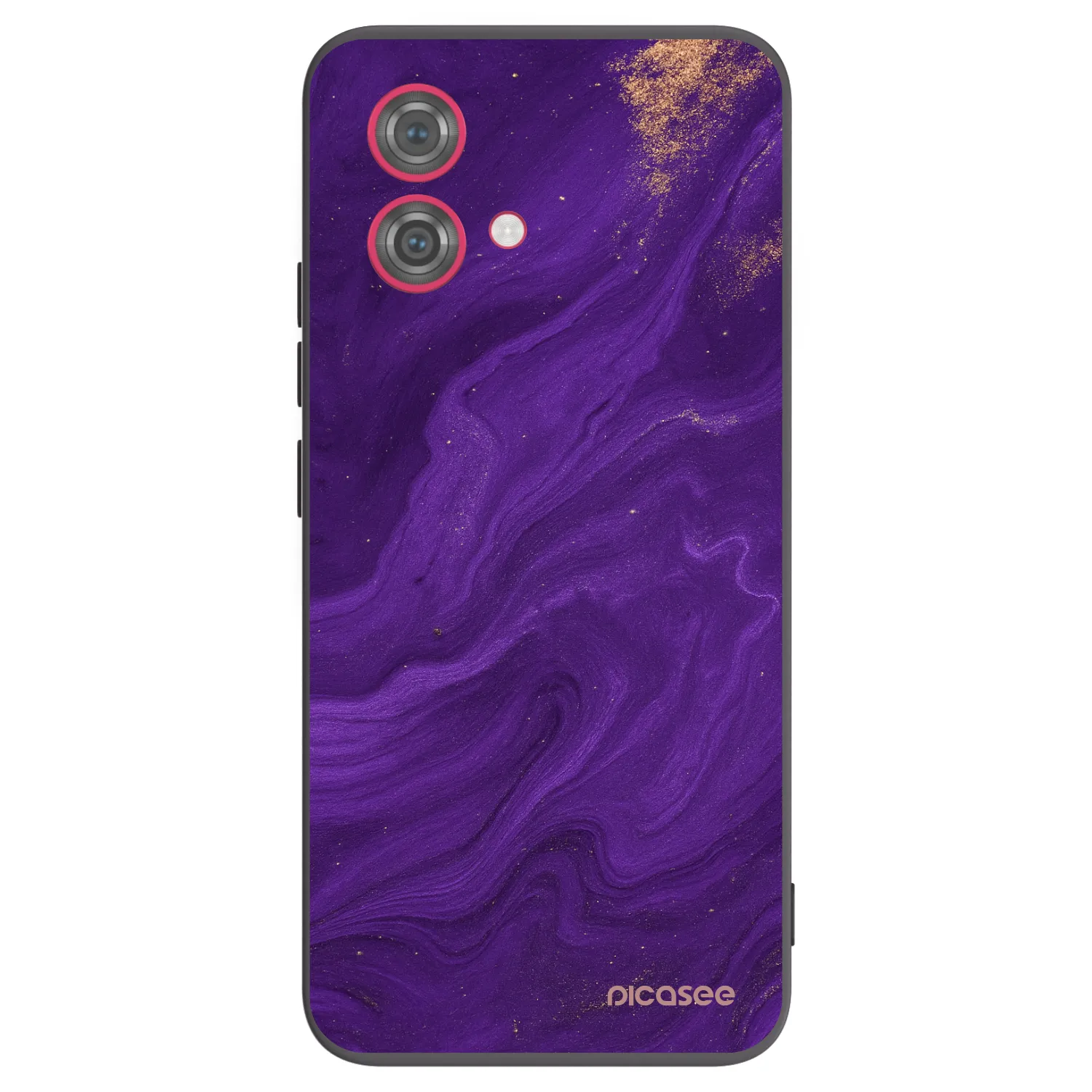 Picasee husă neagră din silicon pentru Motorola Moto G84 5G - Purple