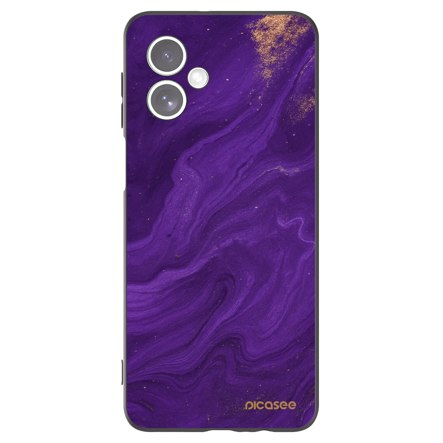 Picasee husă neagră din silicon pentru Motorola Moto G54 5G - Purple