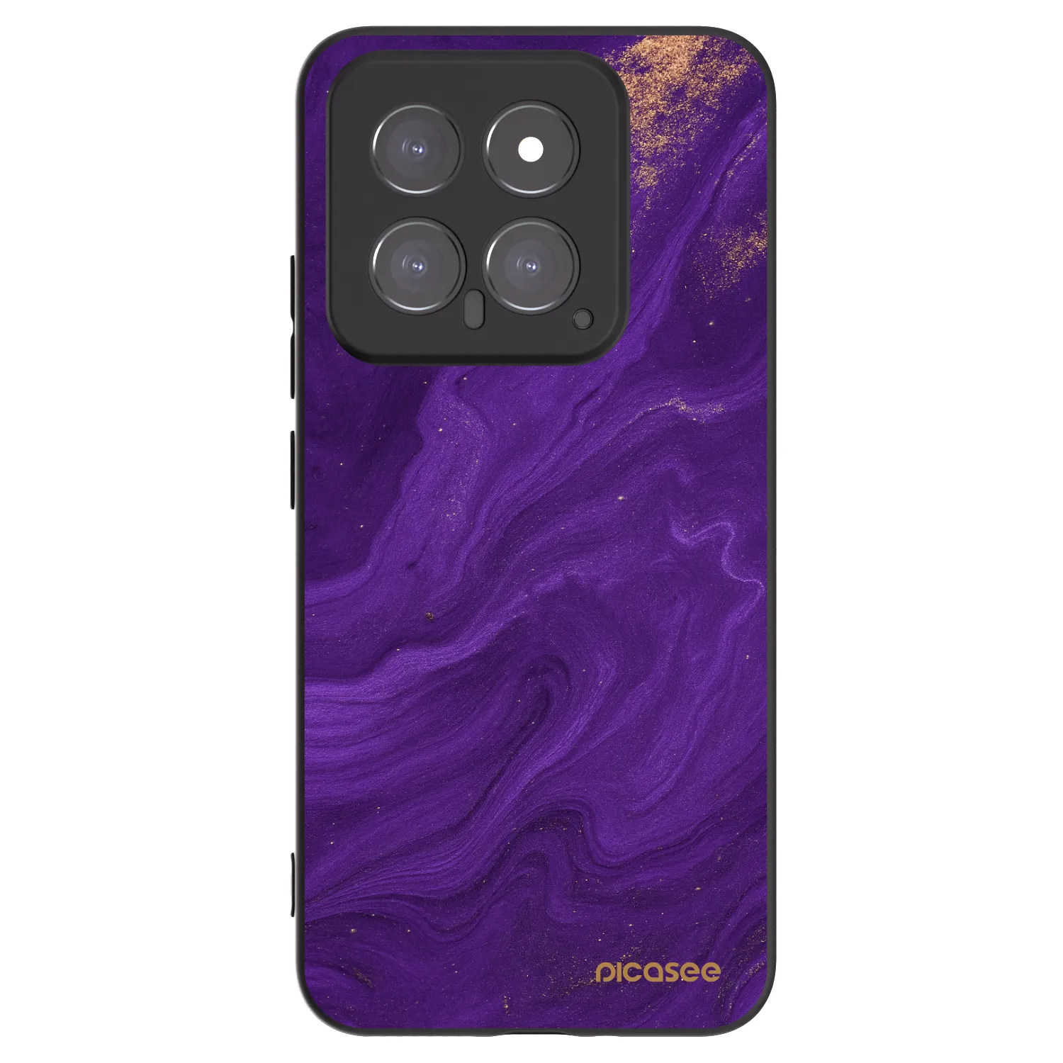 Picasee husă neagră din silicon pentru Xiaomi 14 - Purple