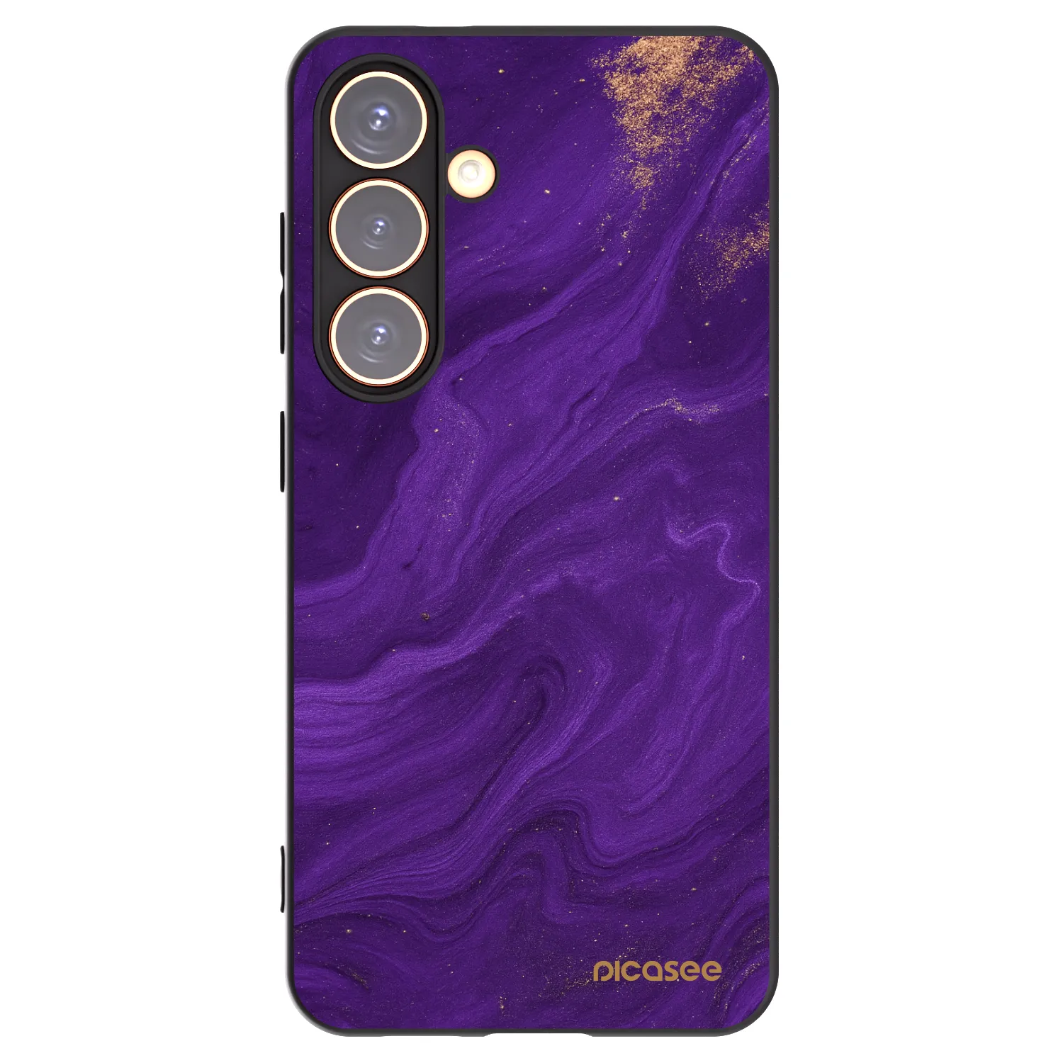 Picasee husă neagră din silicon pentru Samsung Galaxy S24 S921B 5G - Purple