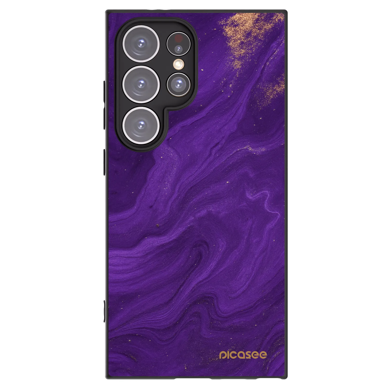 Picasee husă neagră din silicon pentru Samsung Galaxy S24 Ultra S928B 5G - Purple