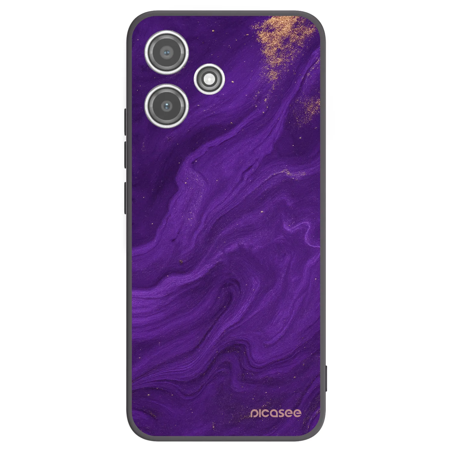 Picasee husă neagră din silicon pentru Xiaomi Redmi 12 5G - Purple