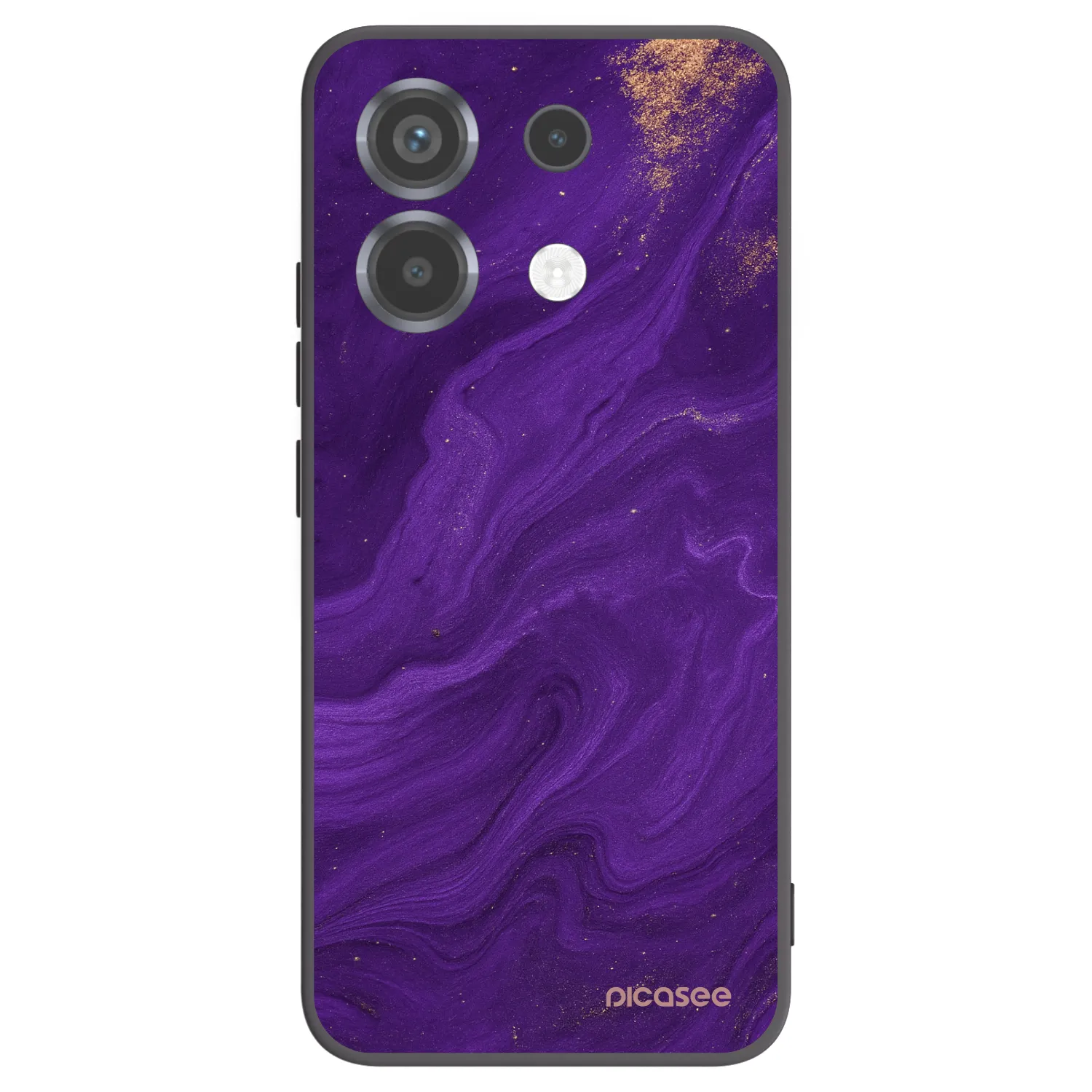 Picasee husă neagră din silicon pentru Xiaomi Poco X6 - Purple
