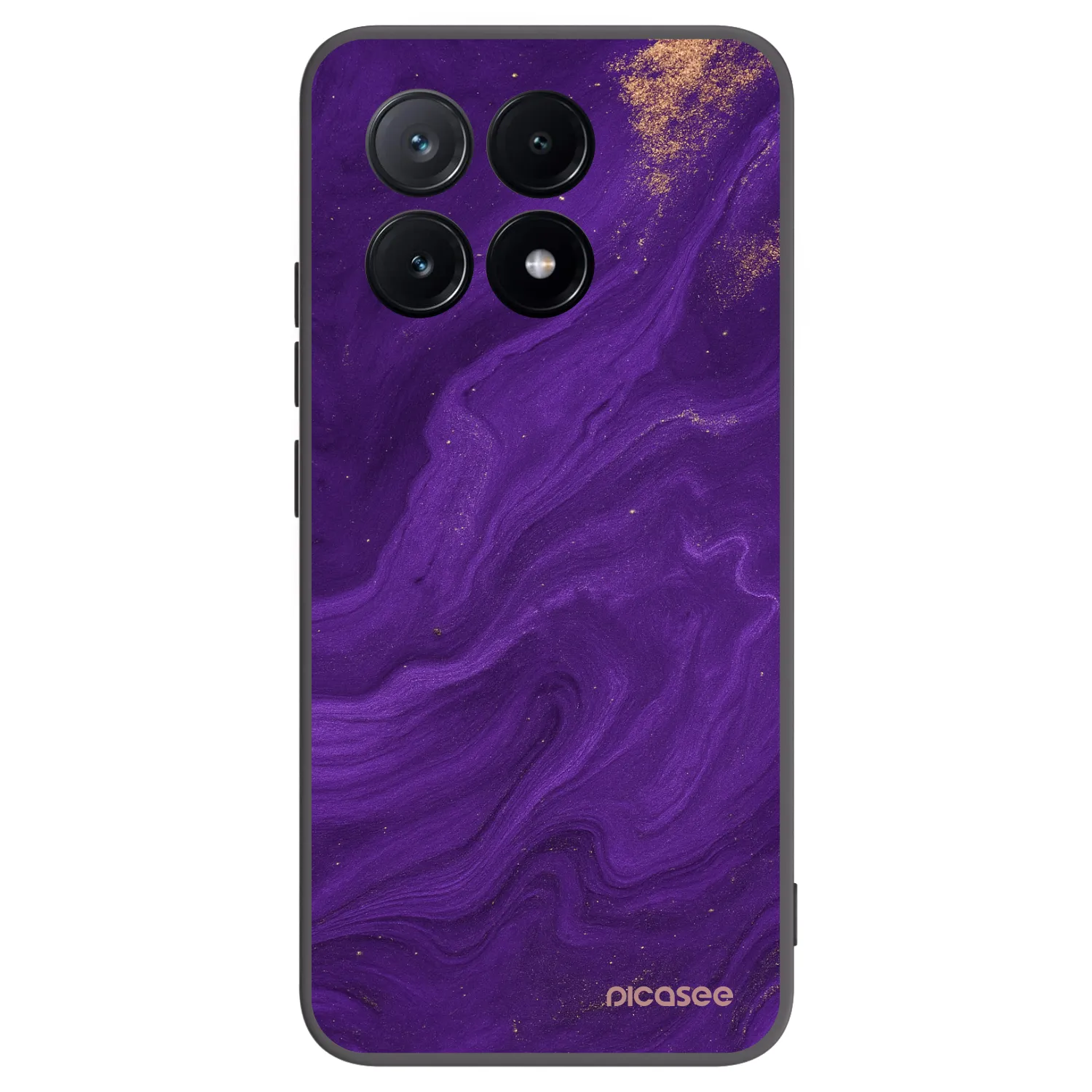 Picasee husă neagră din silicon pentru Xiaomi Poco X6 Pro - Purple