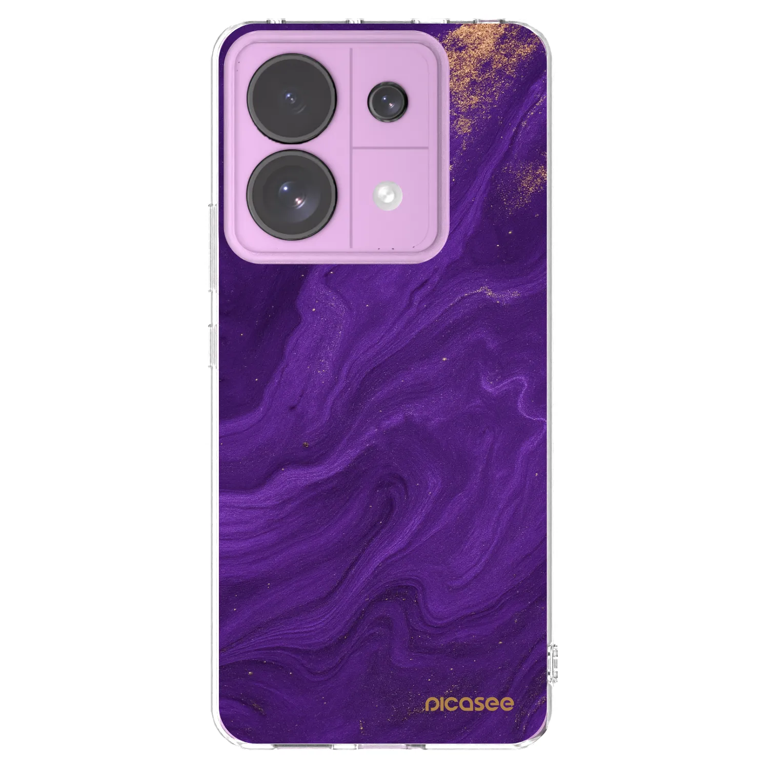 Picasee husă transparentă din silicon pentru Xiaomi Redmi Note 13 Pro 5G - Purple