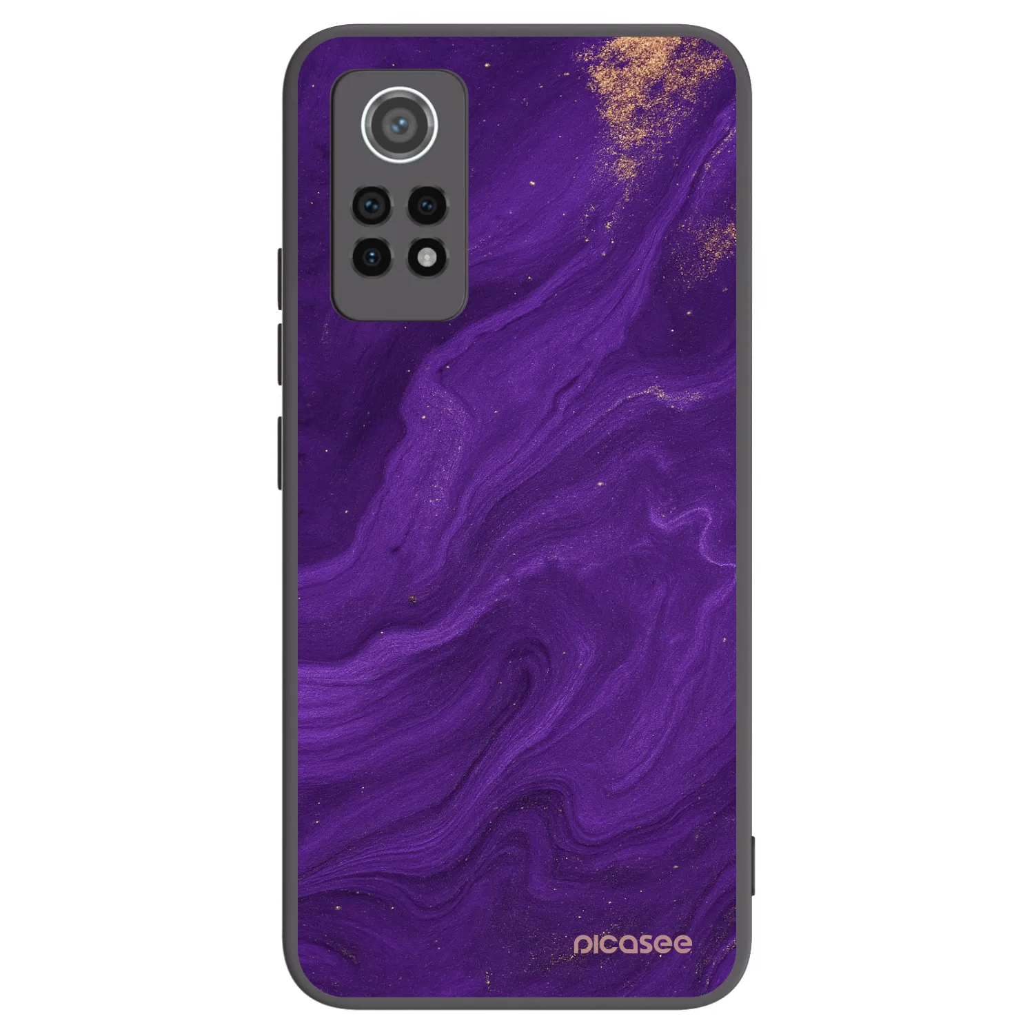 Picasee husă neagră din silicon pentru Xiaomi Redmi Note 12 Pro 4G - Purple