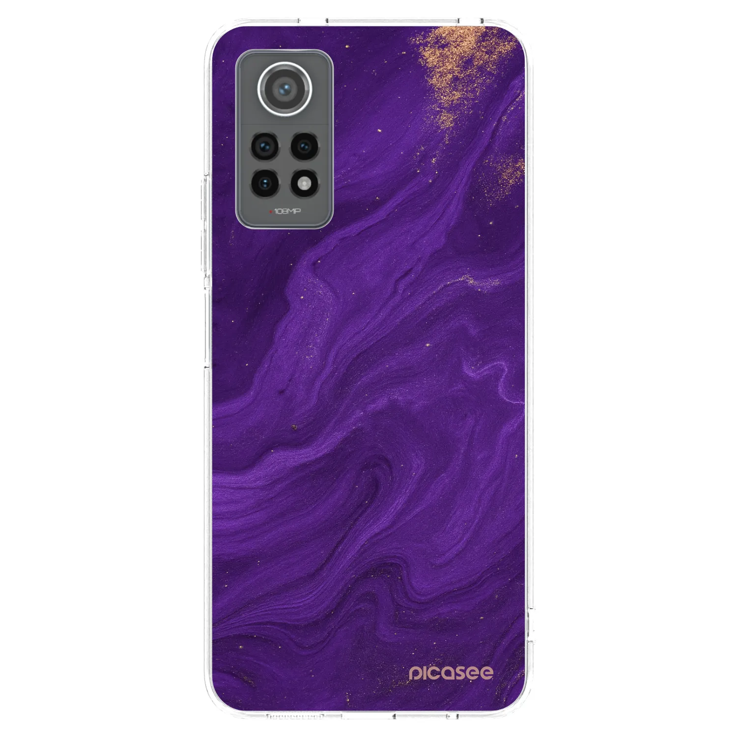 Picasee husă transparentă din silicon pentru Xiaomi Redmi Note 12 Pro 4G - Purple