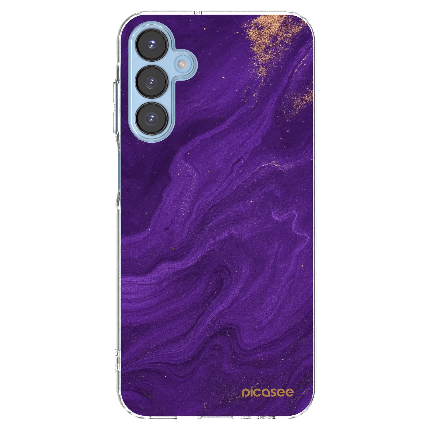 Picasee husă transparentă din silicon pentru Samsung Galaxy A15 A156B 5G - Purple
