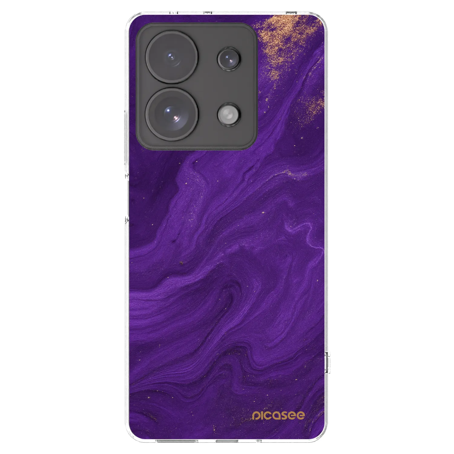 Picasee husă transparentă din silicon pentru Xiaomi Redmi Note 13 Pro 4G - Purple