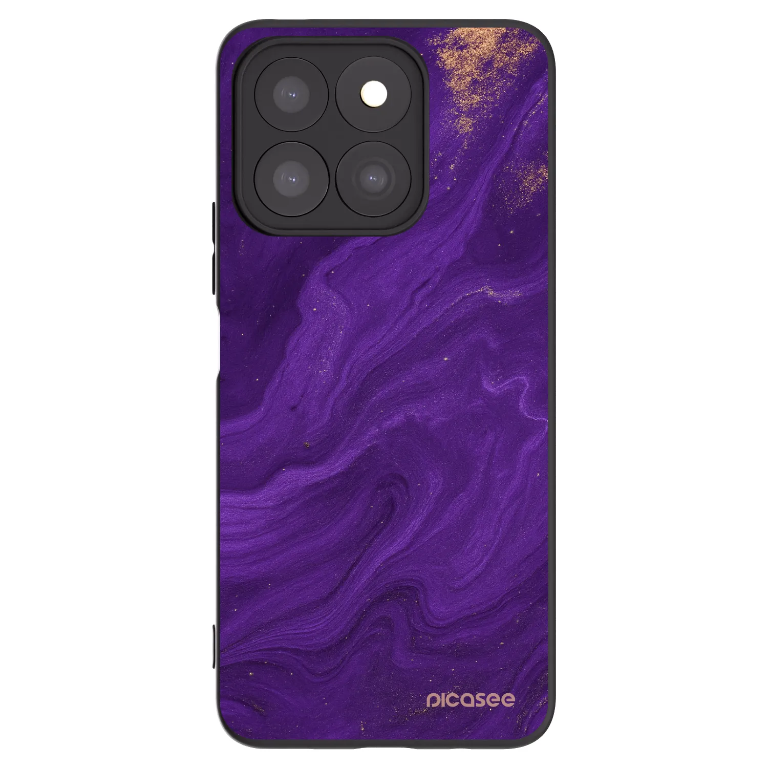 Picasee husă neagră din silicon pentru Honor X8b - Purple