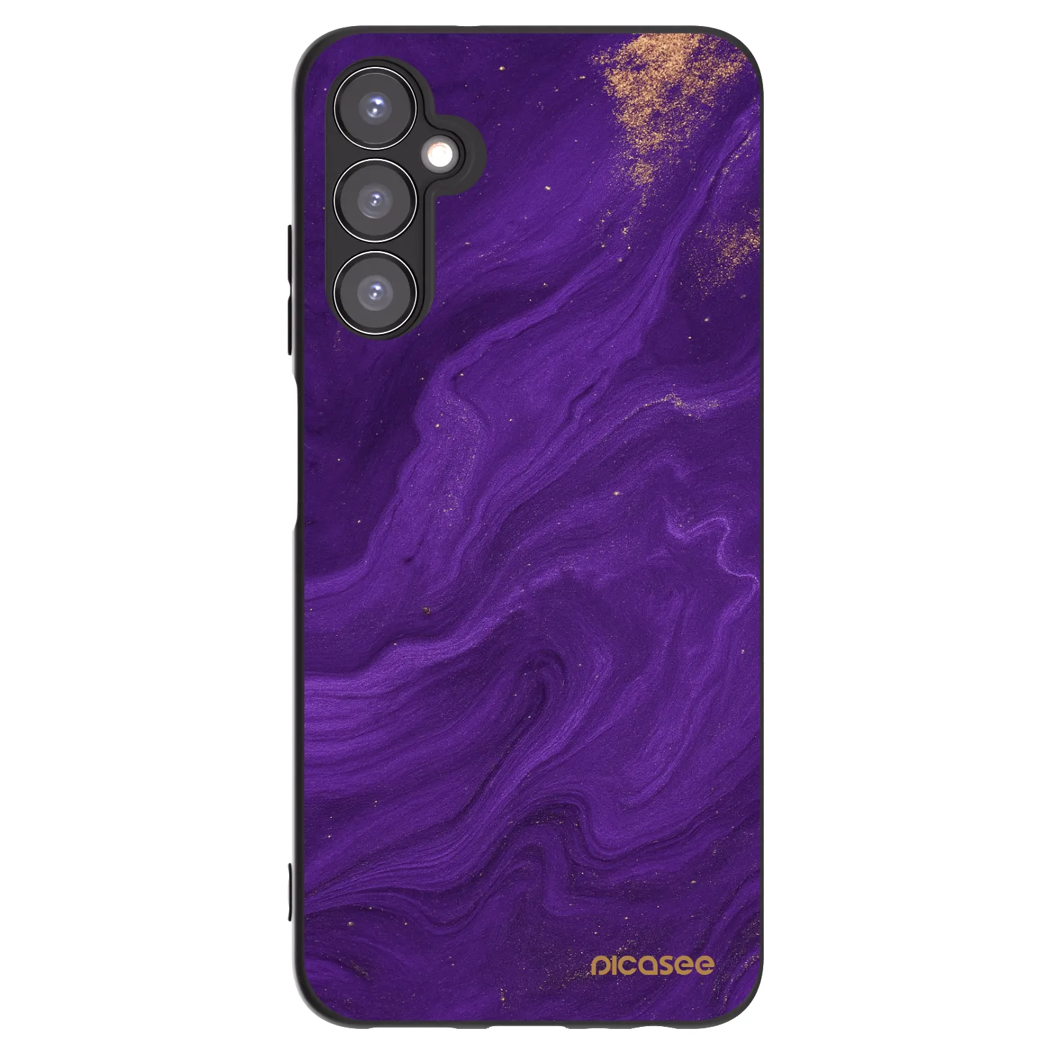 Picasee husă neagră din silicon pentru Samsung Galaxy A05s A057G - Purple