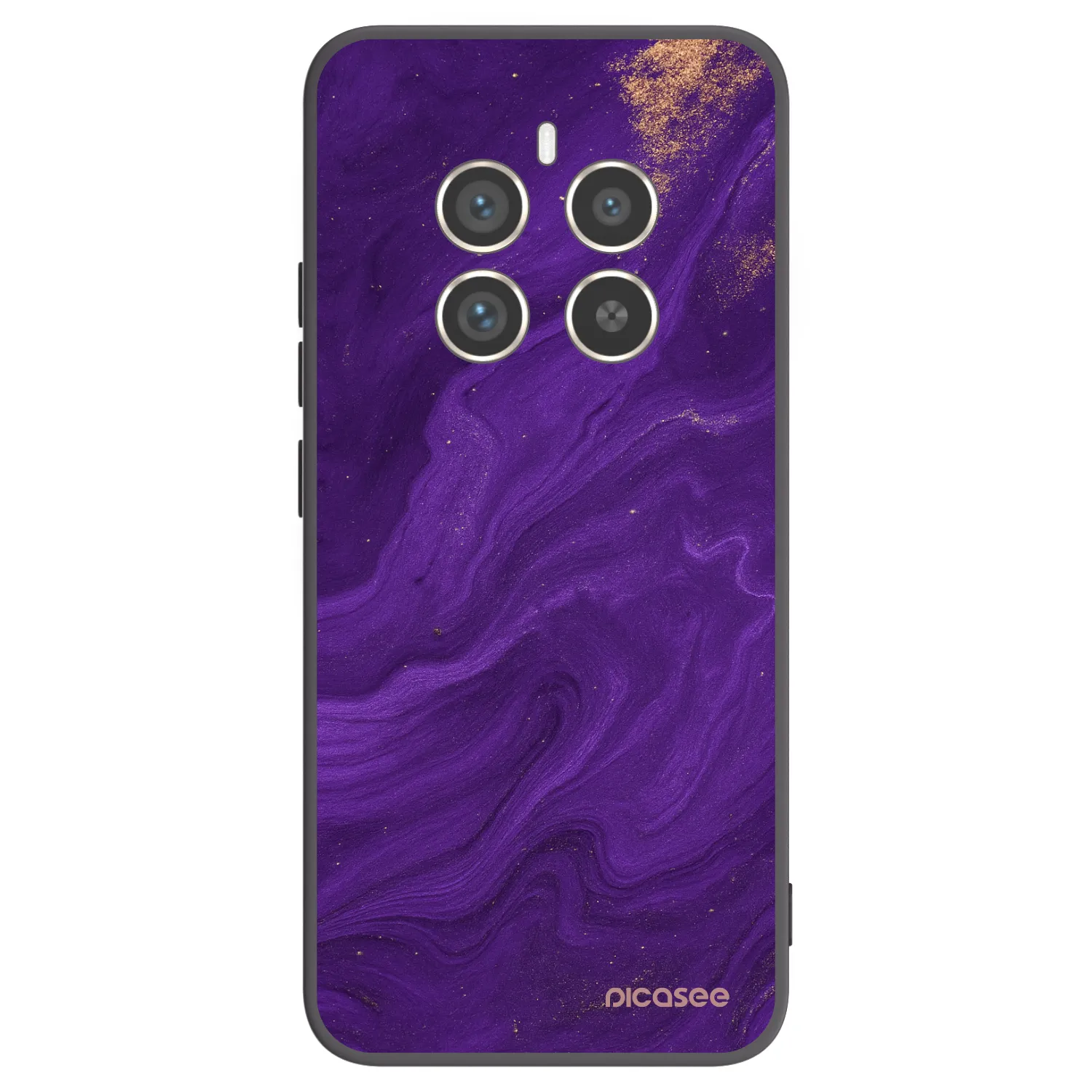Picasee husă neagră din silicon pentru Realme 12 Pro 5G - Purple
