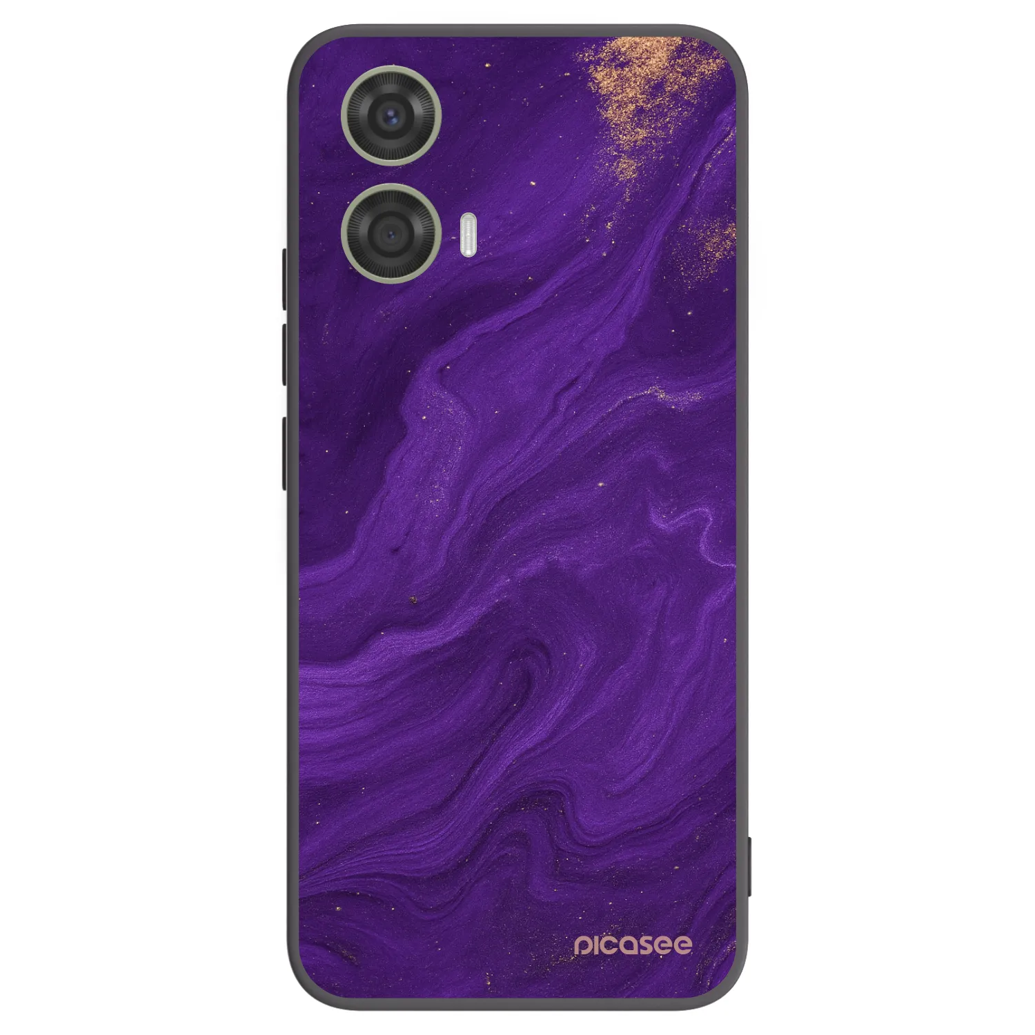 Picasee husă neagră din silicon pentru Motorola Moto G24 - Purple