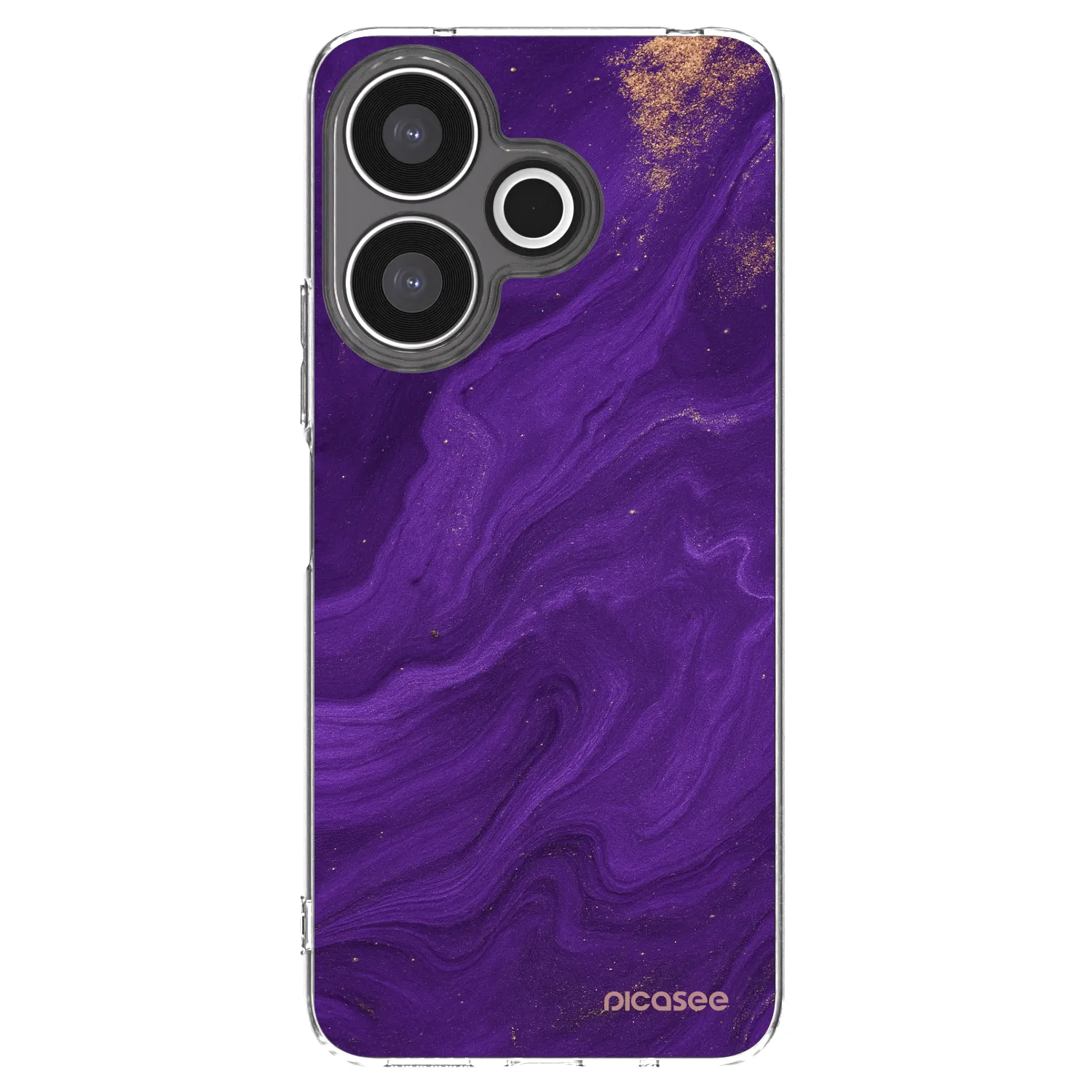 Picasee husă transparentă din silicon pentru Xiaomi Redmi 13 4G - Purple