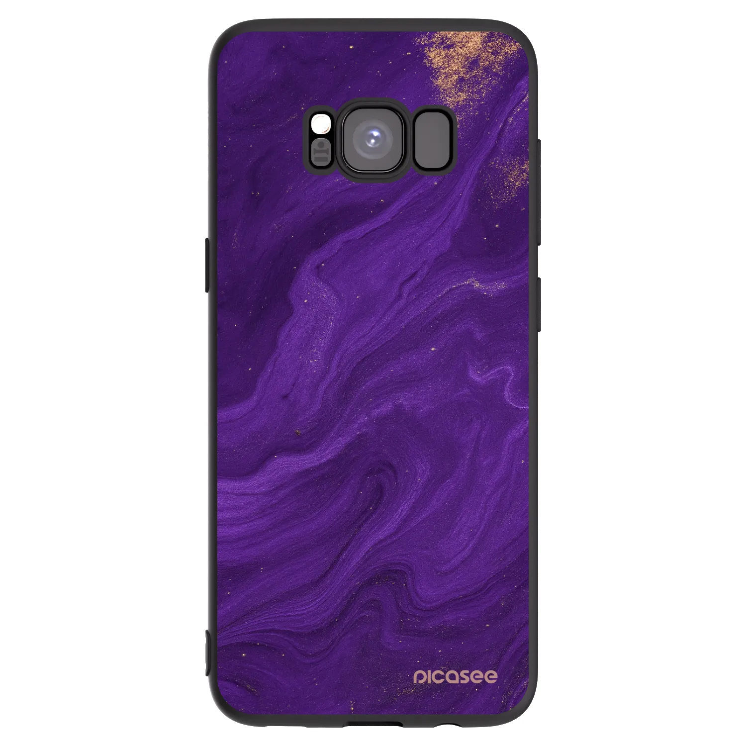 Picasee husă neagră din silicon pentru Samsung Galaxy S8 G950F - Purple