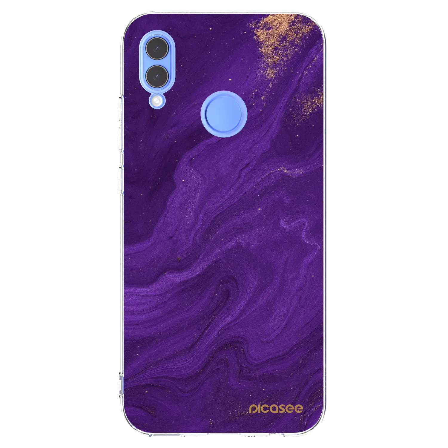 Picasee husă transparentă din silicon pentru Honor 10 Lite - Purple