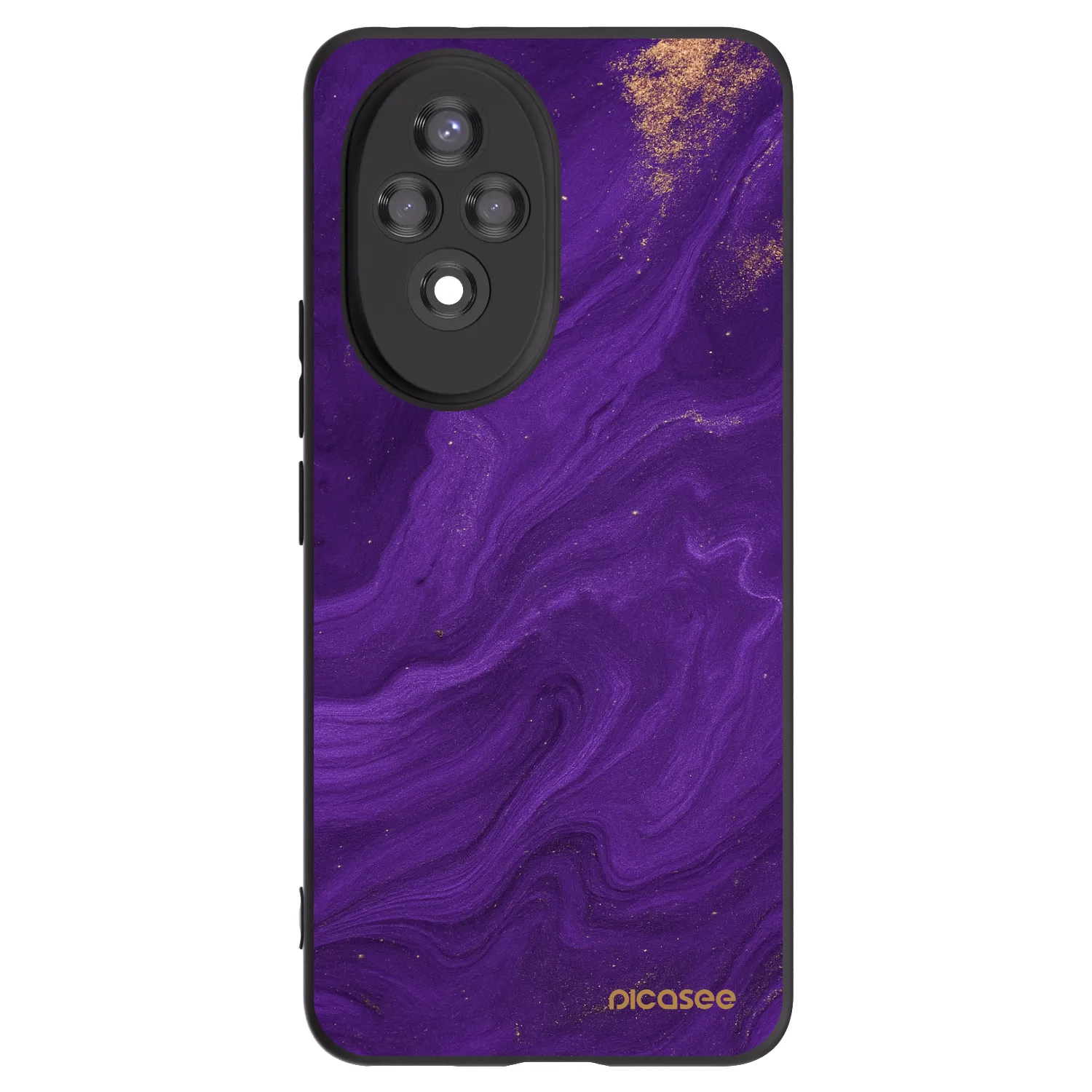 Picasee husă neagră din silicon pentru Honor 200 Pro 5G - Purple