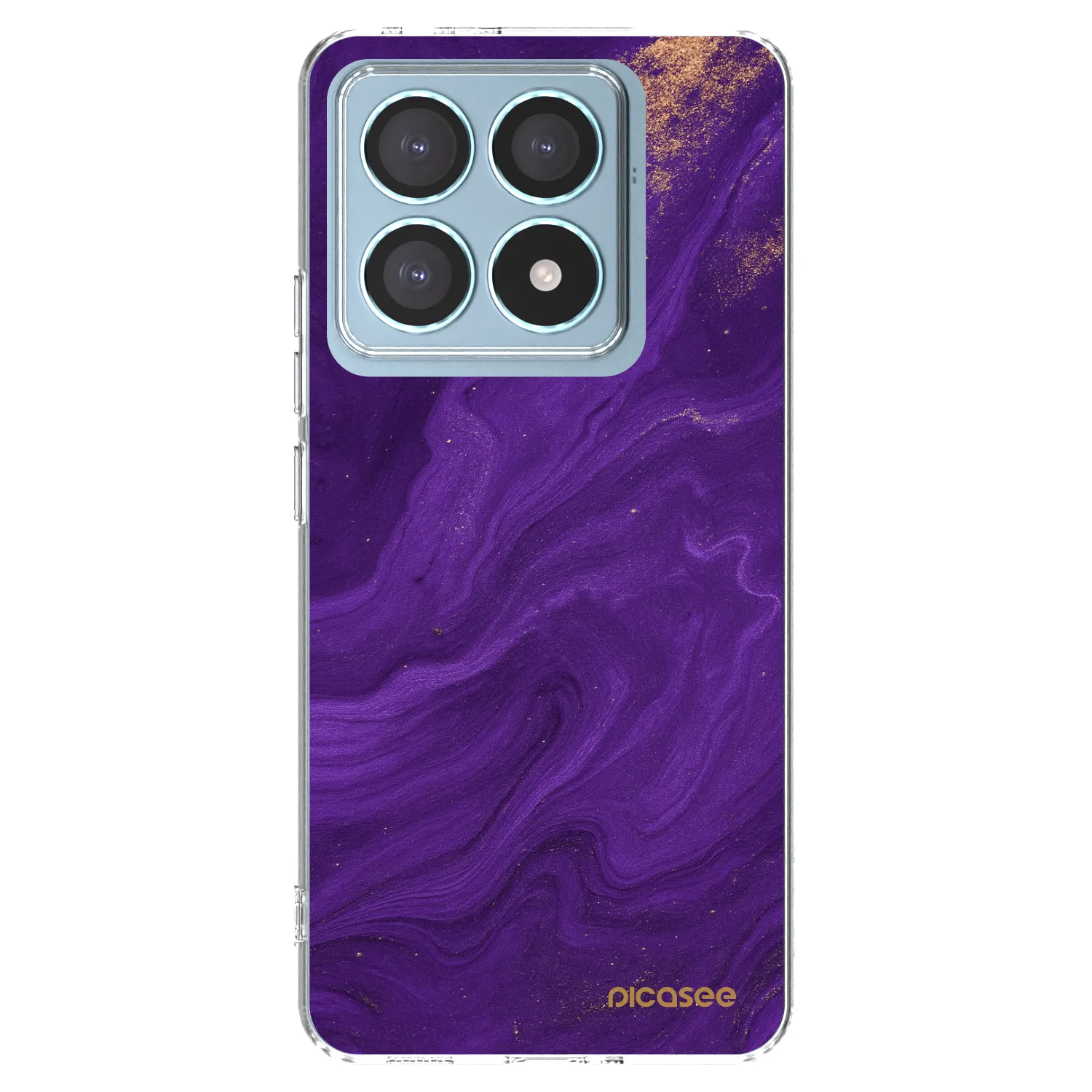 Picasee husă transparentă din silicon pentru Xiaomi 14T Pro - Purple