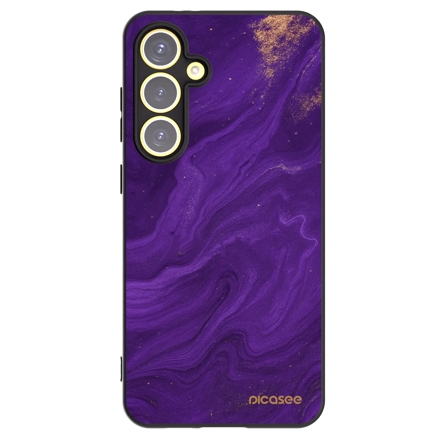 Picasee husă neagră din silicon pentru Samsung Galaxy S24 FE S721B - Purple