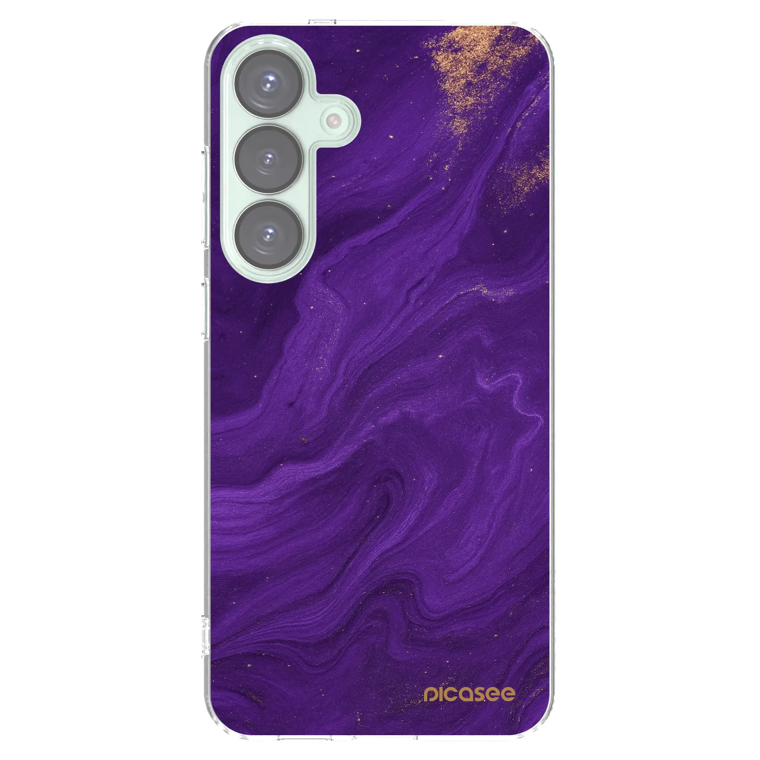 Picasee husă transparentă din silicon pentru Samsung Galaxy S25+ 5G - Purple