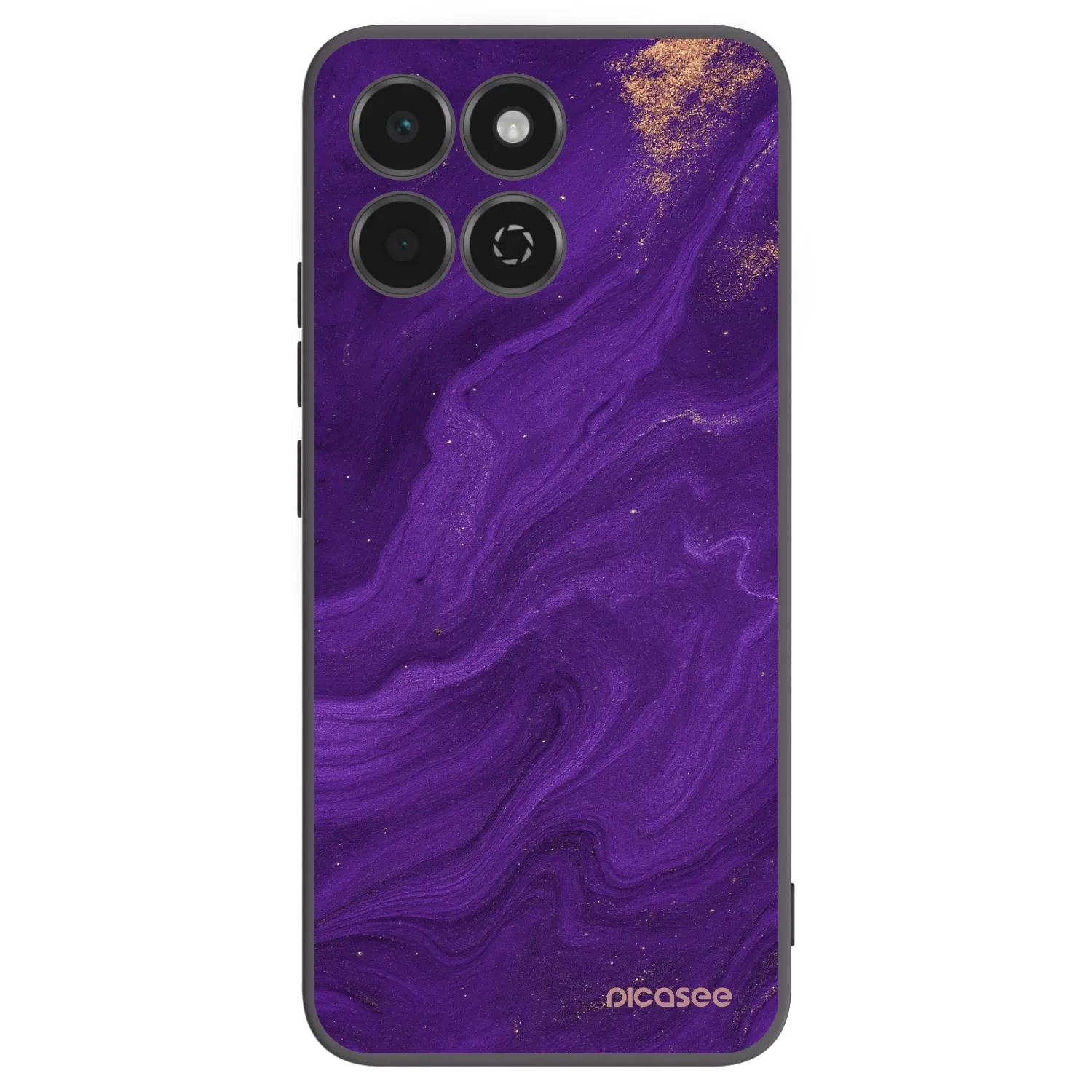 Picasee husă neagră din silicon pentru Honor 200 Smart 5G - Purple