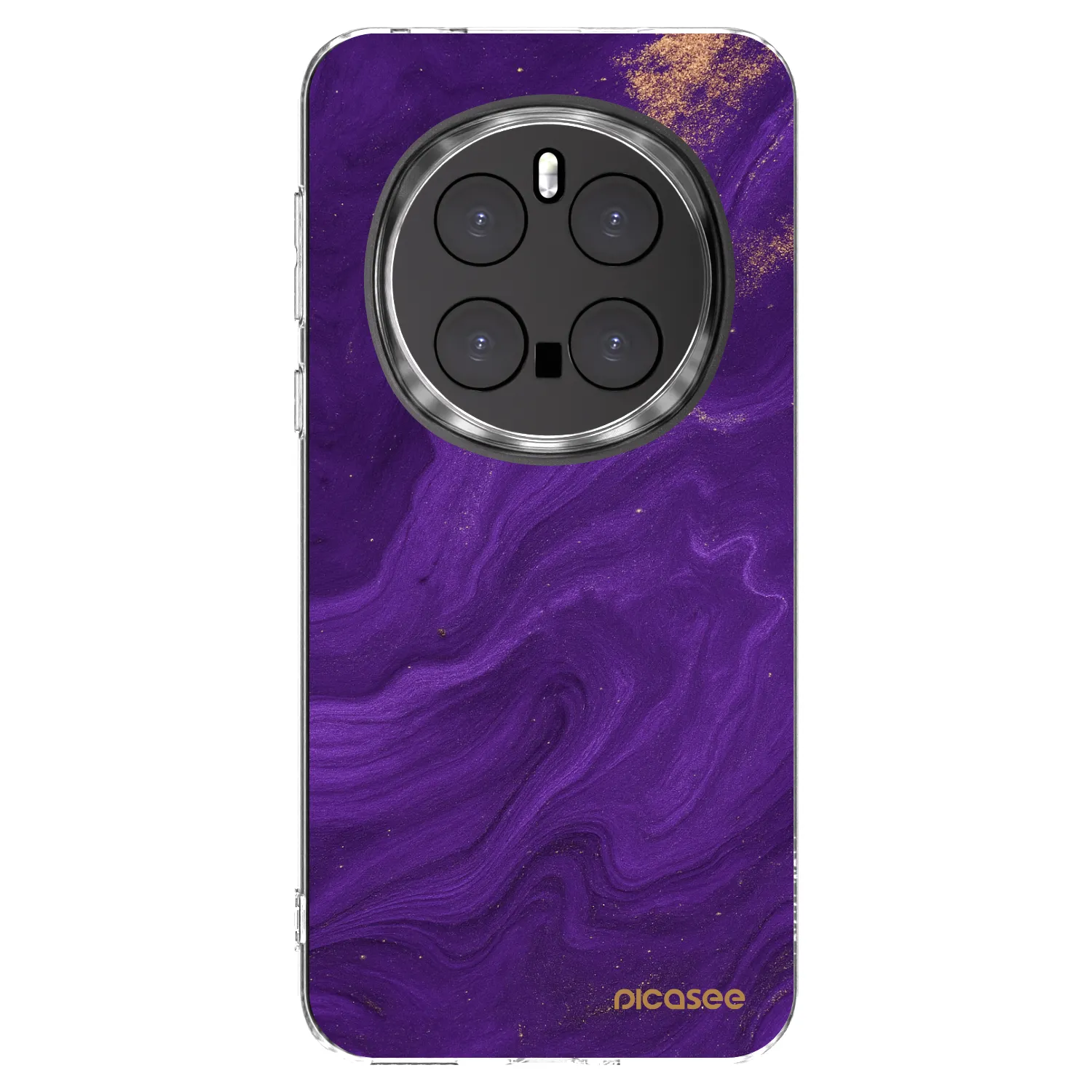 Picasee husă transparentă din silicon pentru Honor Magic7 Pro 5G - Purple