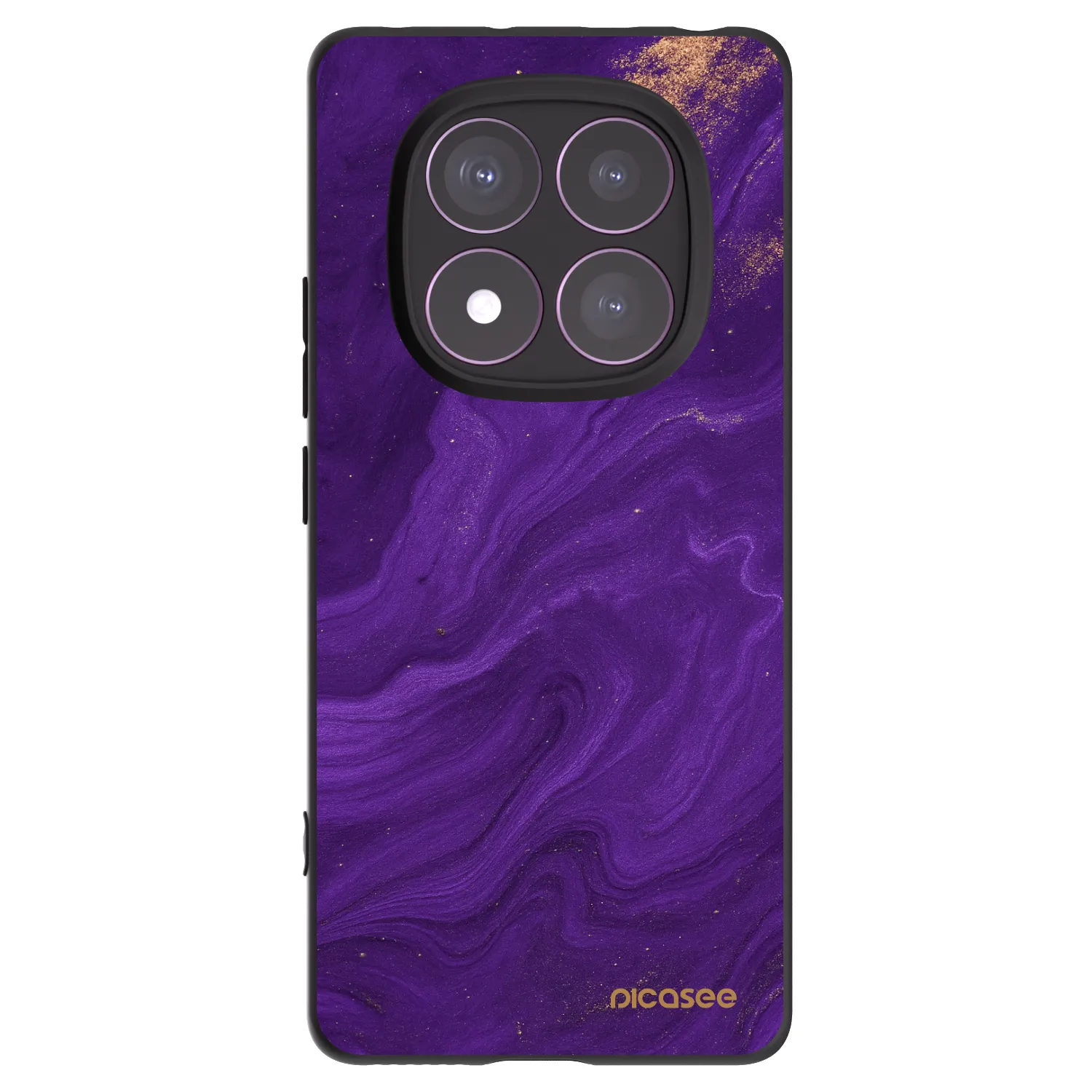 Picasee husă neagră din silicon pentru Xiaomi Redmi Note 14 Pro 4G - Purple