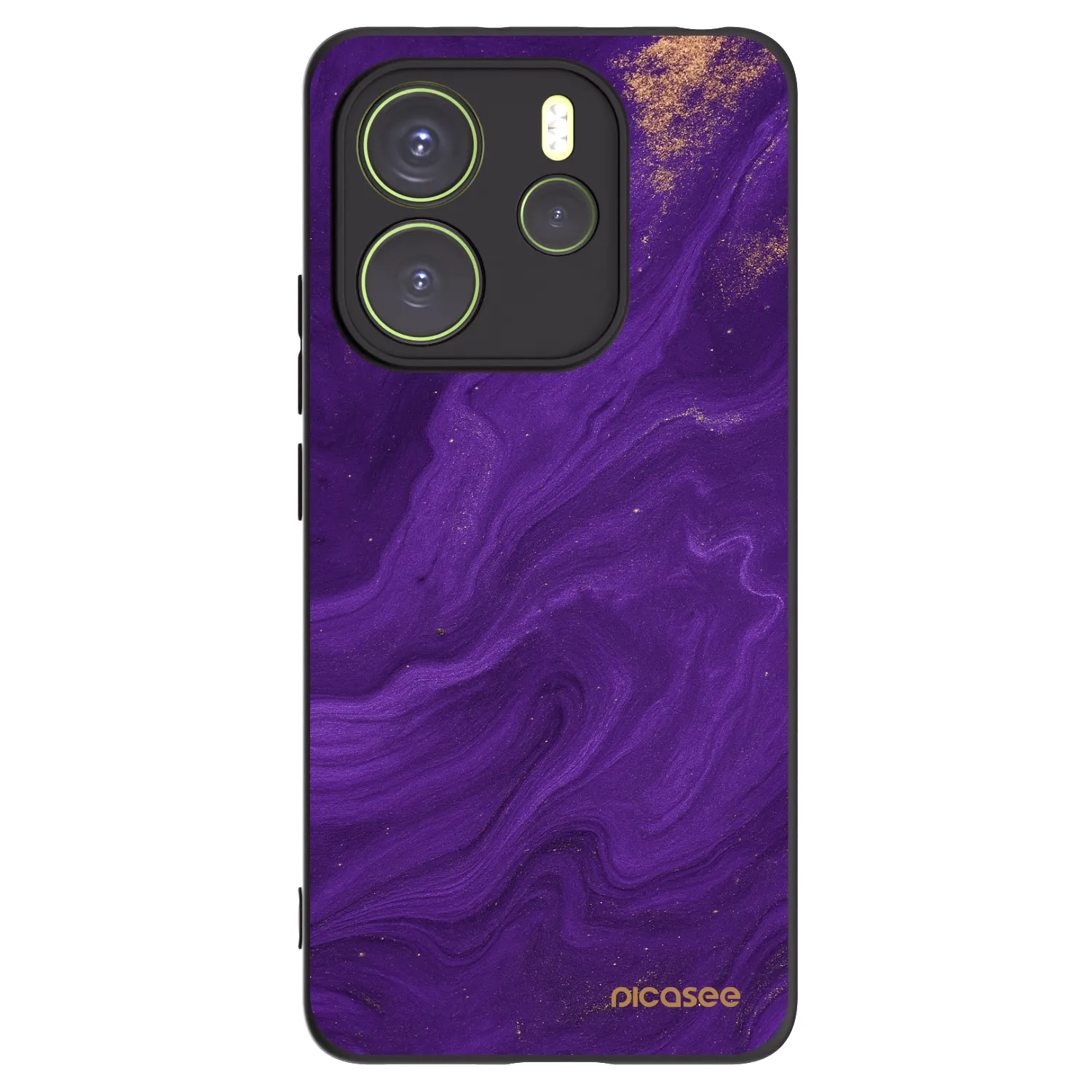 Picasee husă neagră din silicon pentru Xiaomi Redmi Note 14 4G - Purple