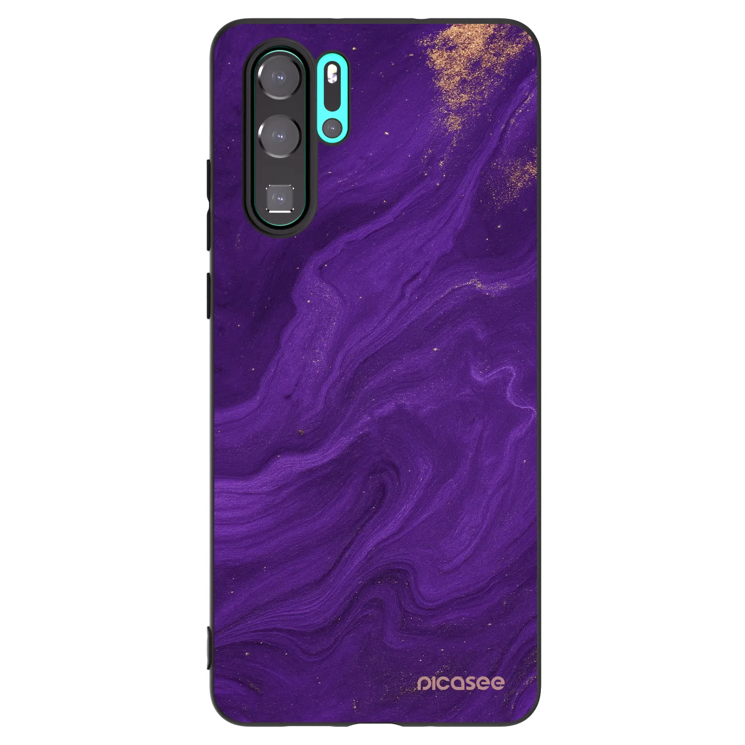 Picasee husă neagră din silicon pentru Huawei P30 Pro - Purple